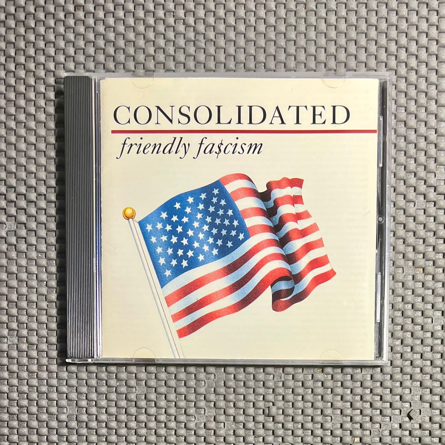 Consolidated - Friendly Fa$cism [CD - 1st US Ed. 1991 - Nettwerk X2-13089 - NM/NM] Electro Hip Hop | Nettwerk (X2-13089)