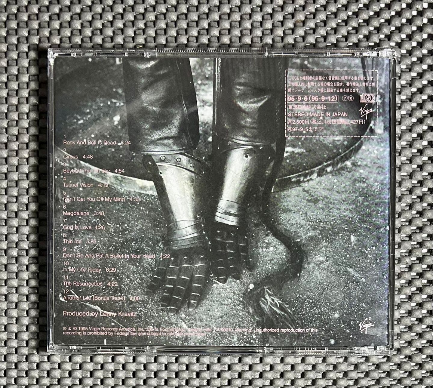 Lenny Kravitz - Circus [CD - 1st Japan Press - 1995] Rock | Virgin (VJCP-25200) - 2