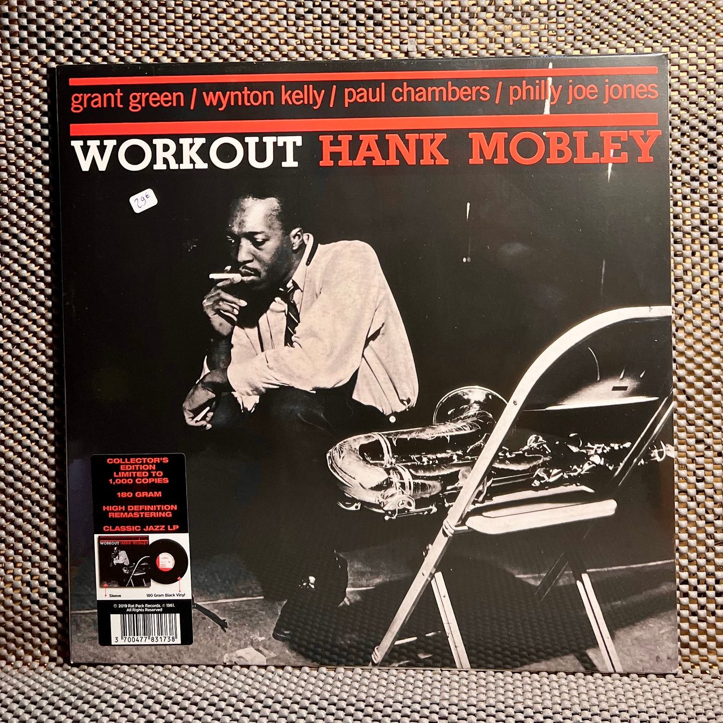 Hank Mobley - Workout [Vinyl LP - FR - 2019 - BLP 4080 - Mint & Sealed] Jazz | Rat Pack Records (BLP 4080)