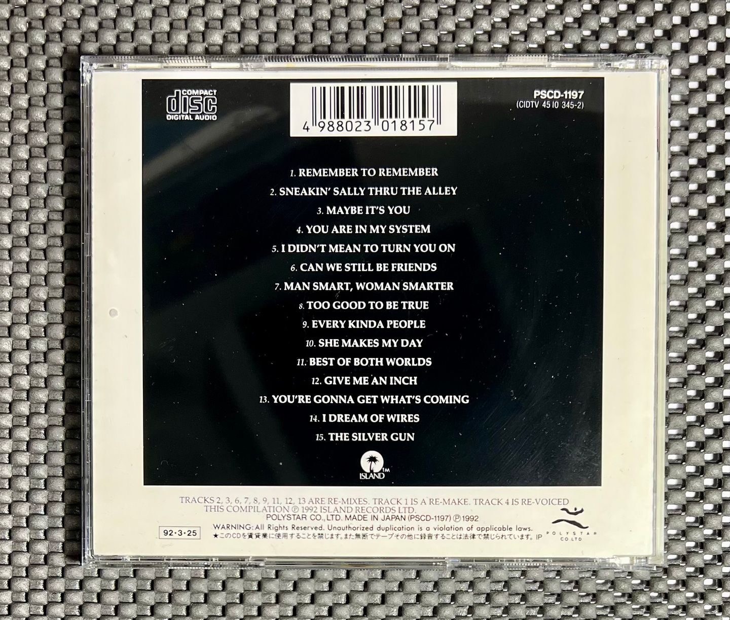 Robert Palmer - Addictions Volume 2 = The Best Vol.2 | Island Records (PSCD-1197) - 2