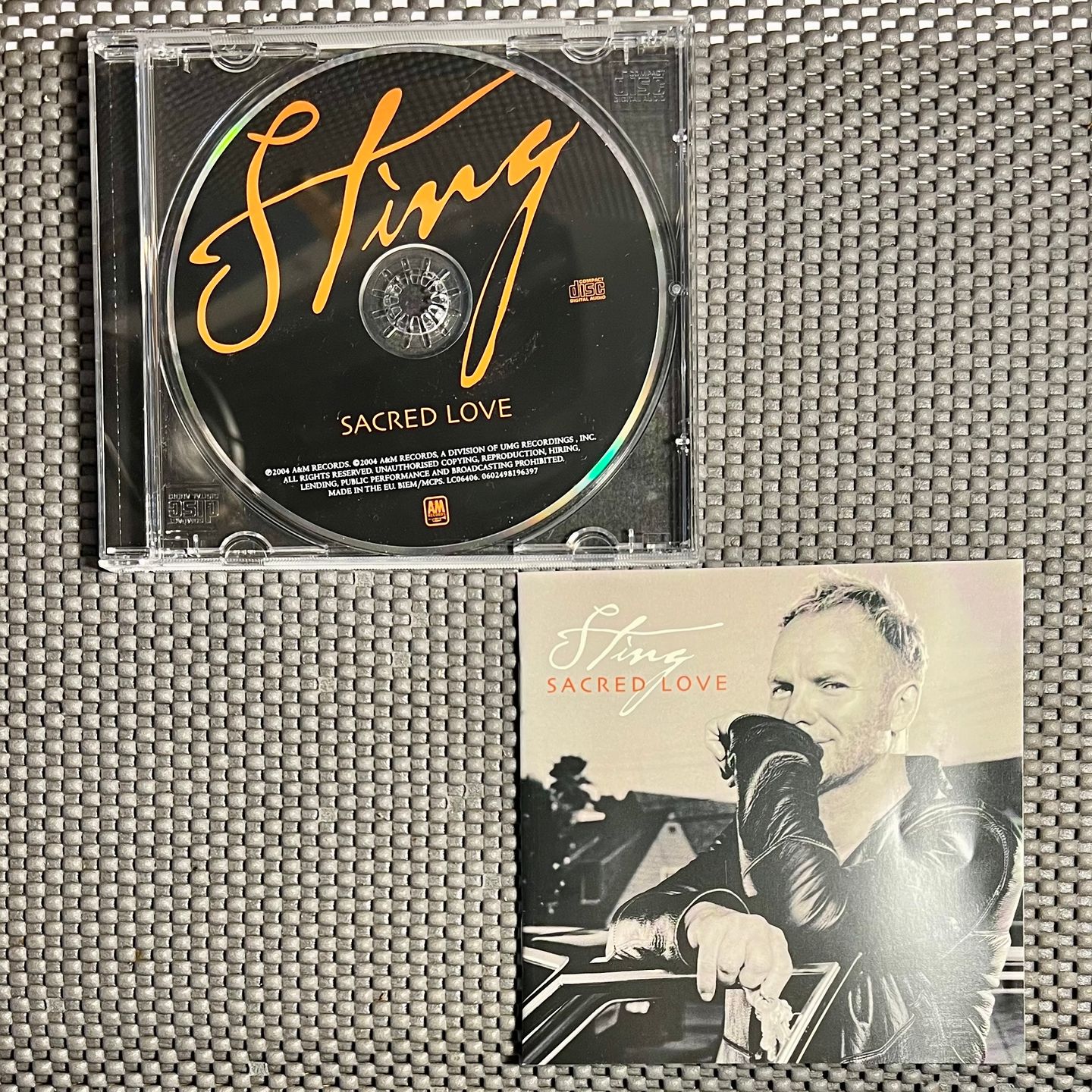 Sting - Sacred Love [CD - EU Press - 2004 - Mint/Mint] | A&M Records (0602498196397) - 3