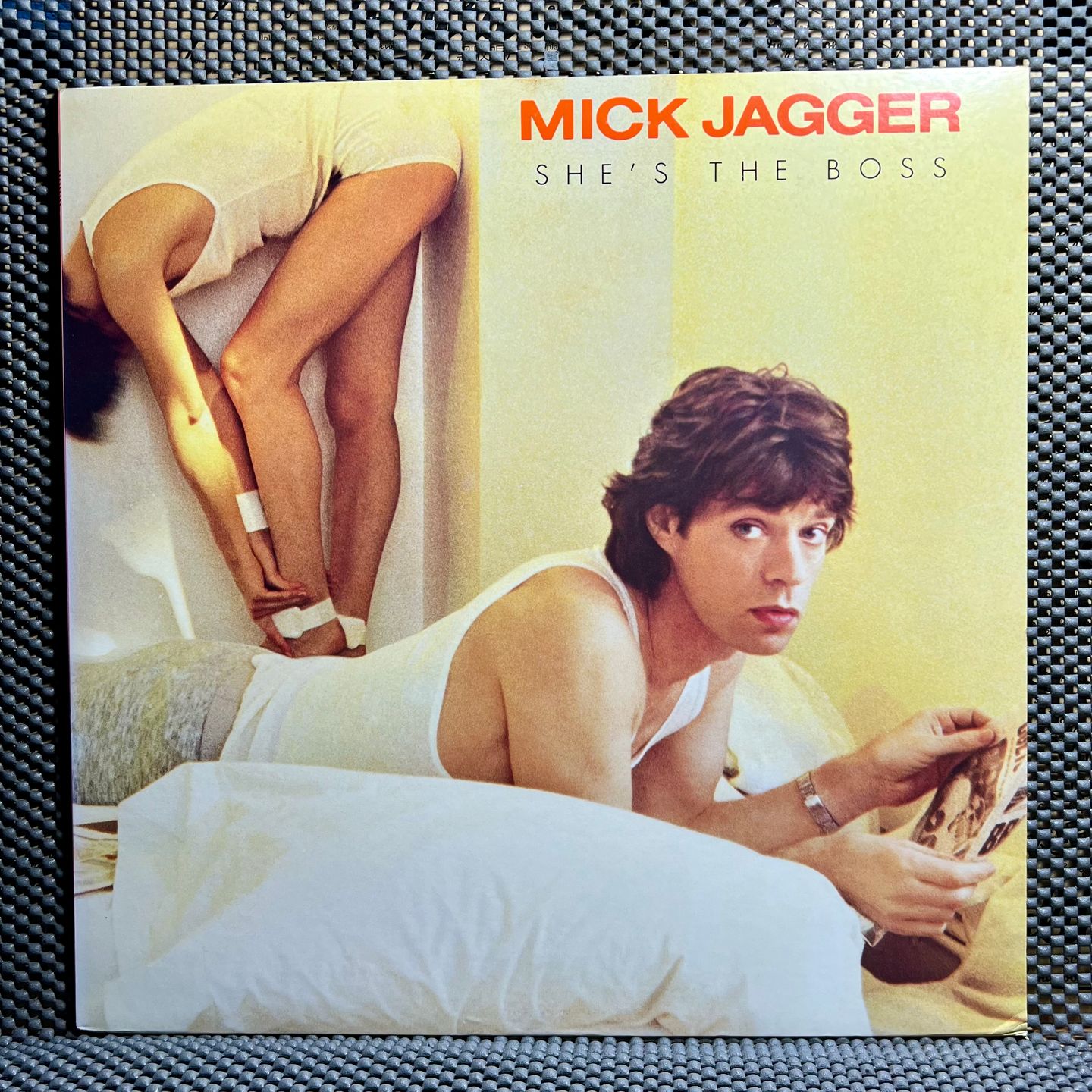 Mick Jagger - She's The Boss [Vinyl LP - 1st Japan Press - 1985 - NM/Mint] Rock | CBS/Sony (28AP 2996) - main