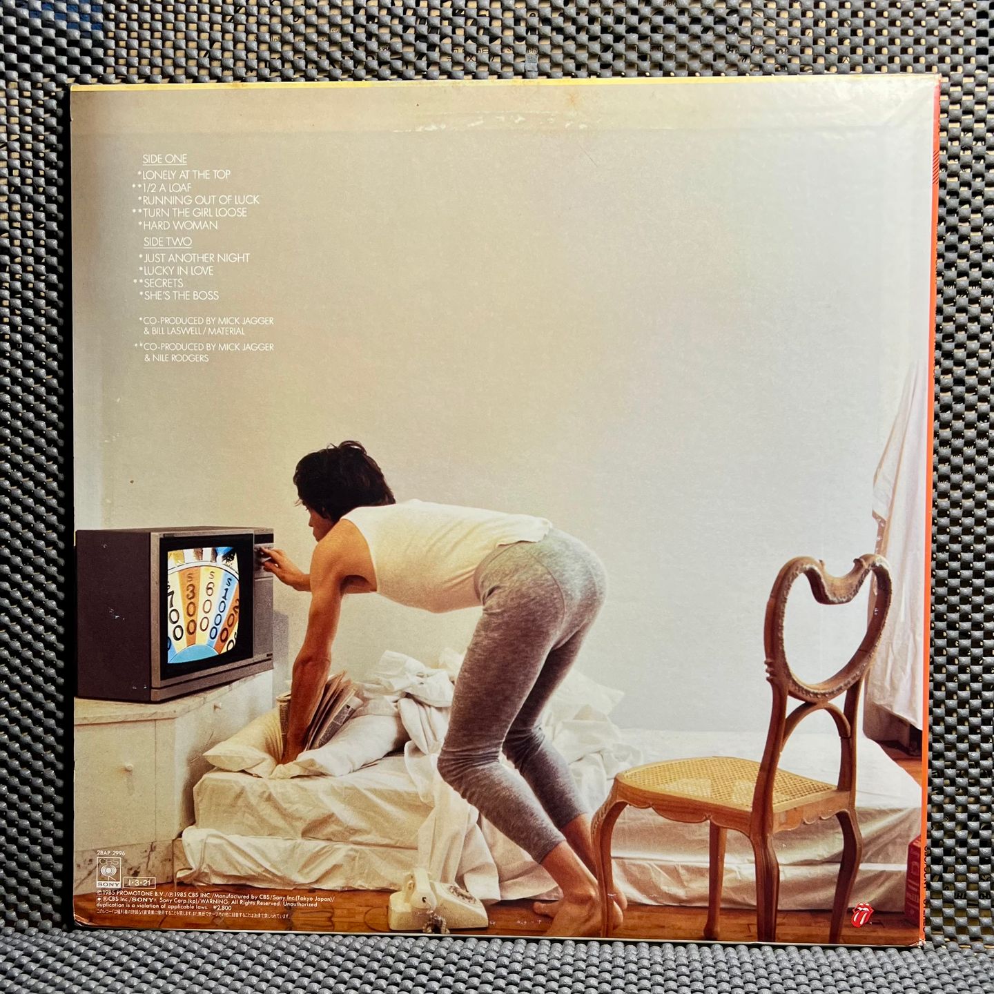 Mick Jagger - She's The Boss [Vinyl LP - 1st Japan Press - 1985 - NM/Mint] Rock | CBS/Sony (28AP 2996) - 3