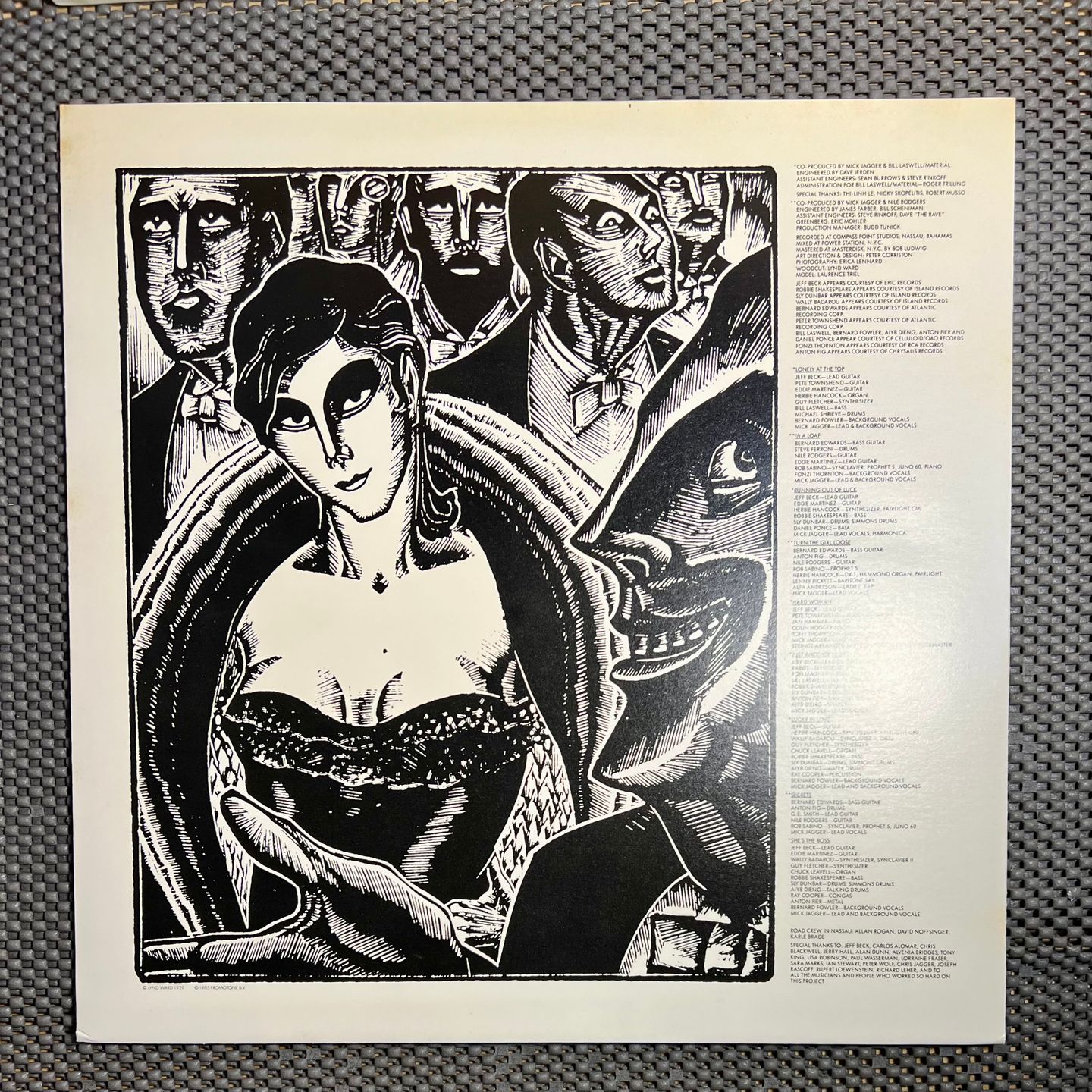 Mick Jagger - She's The Boss [Vinyl LP - 1st Japan Press - 1985 - NM/Mint] Rock | CBS/Sony (28AP 2996) - 6