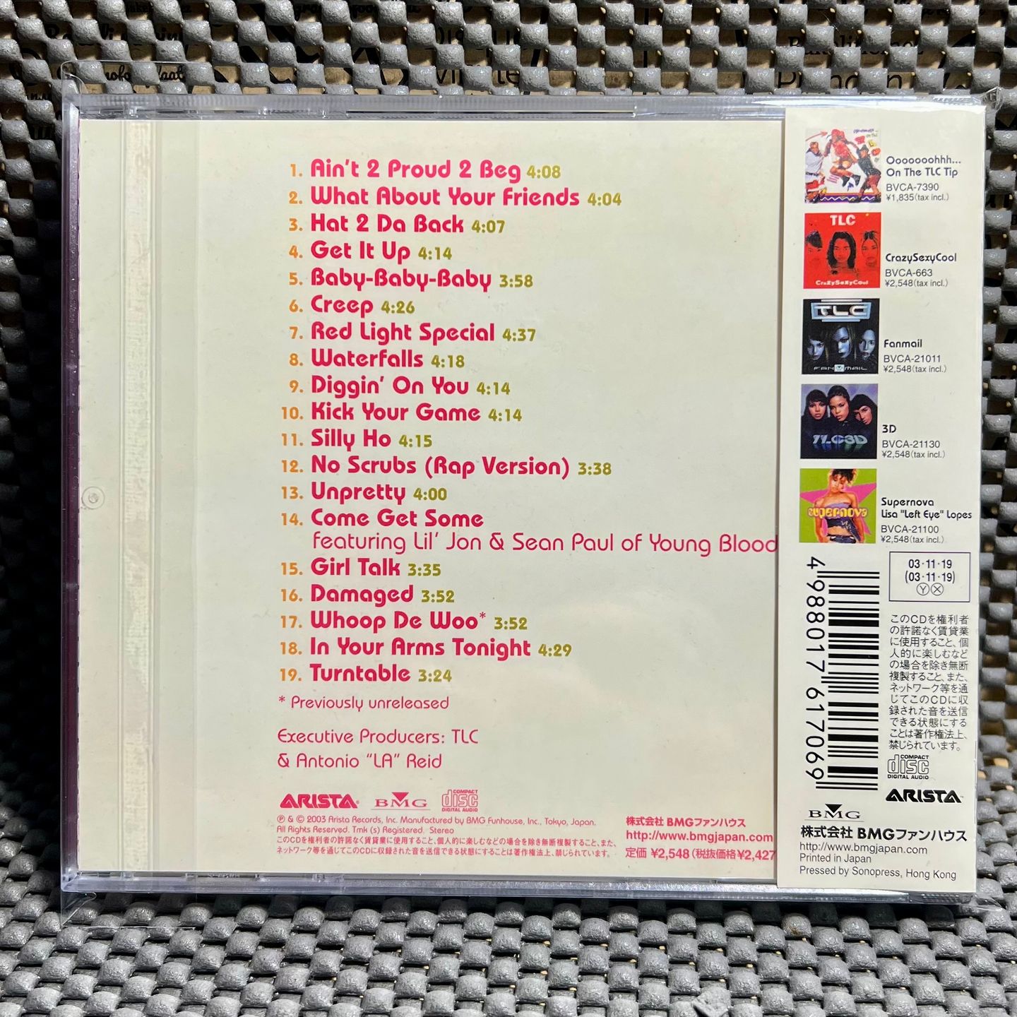 TLC - Now & Forever - The Hits [2 x CD - 1st Japan Ed. - 2003 - BVCA-21146 - EX/Mint] RnB | BMG (BVCA-21146) - 2