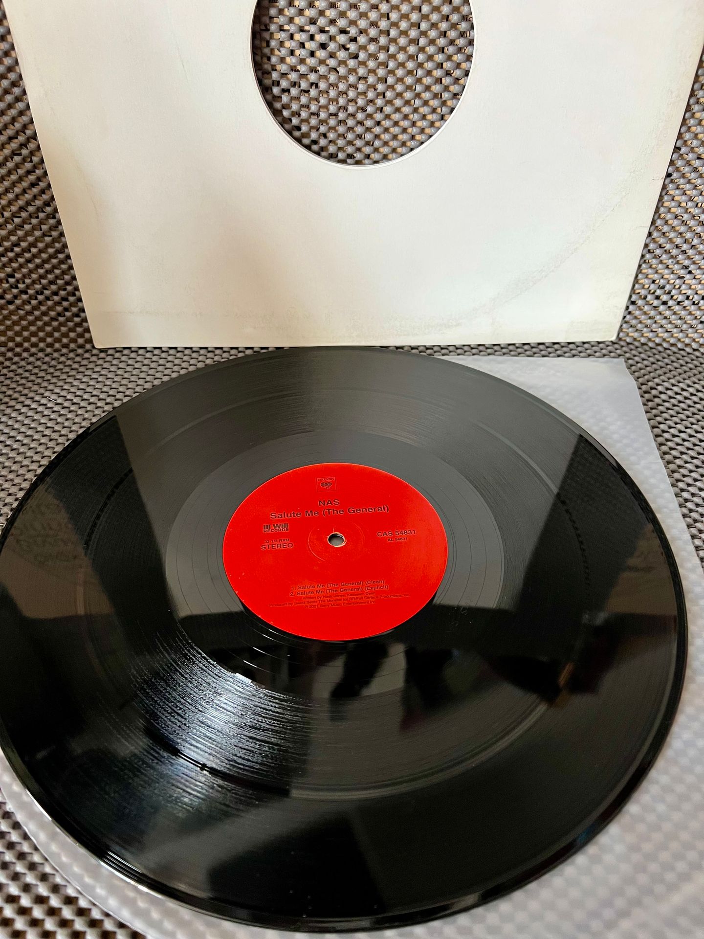 Nas - Salute Me (The General) | Columbia (CAS 54831) - 3