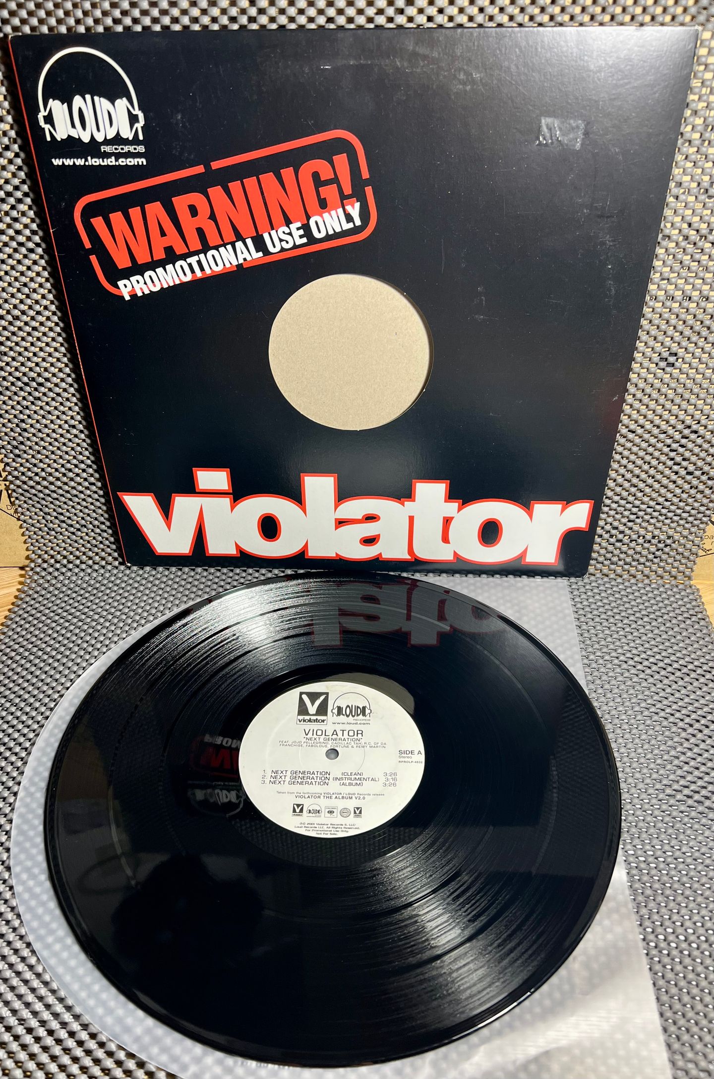 Violator - Next Generation / Livin The Life | Violator Records (RPROLP 4532)