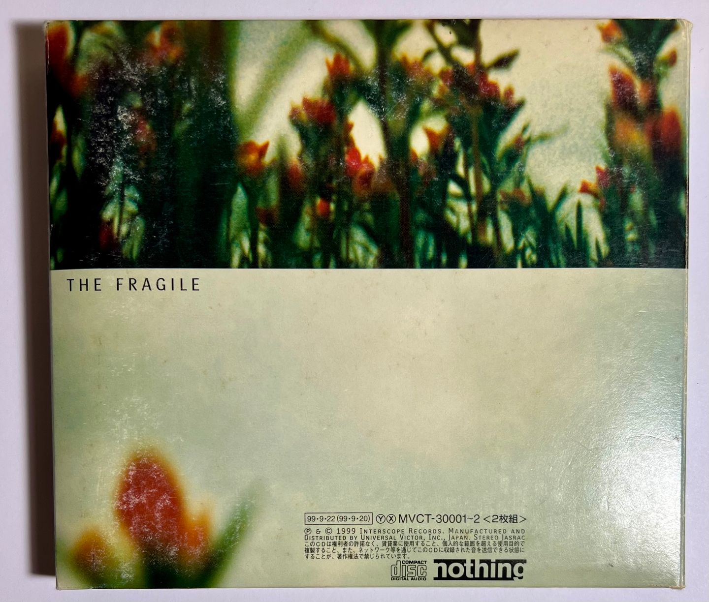 Nine Inch Nails - The Fragile | Nothing Records (MVCT-30001-2) - 2