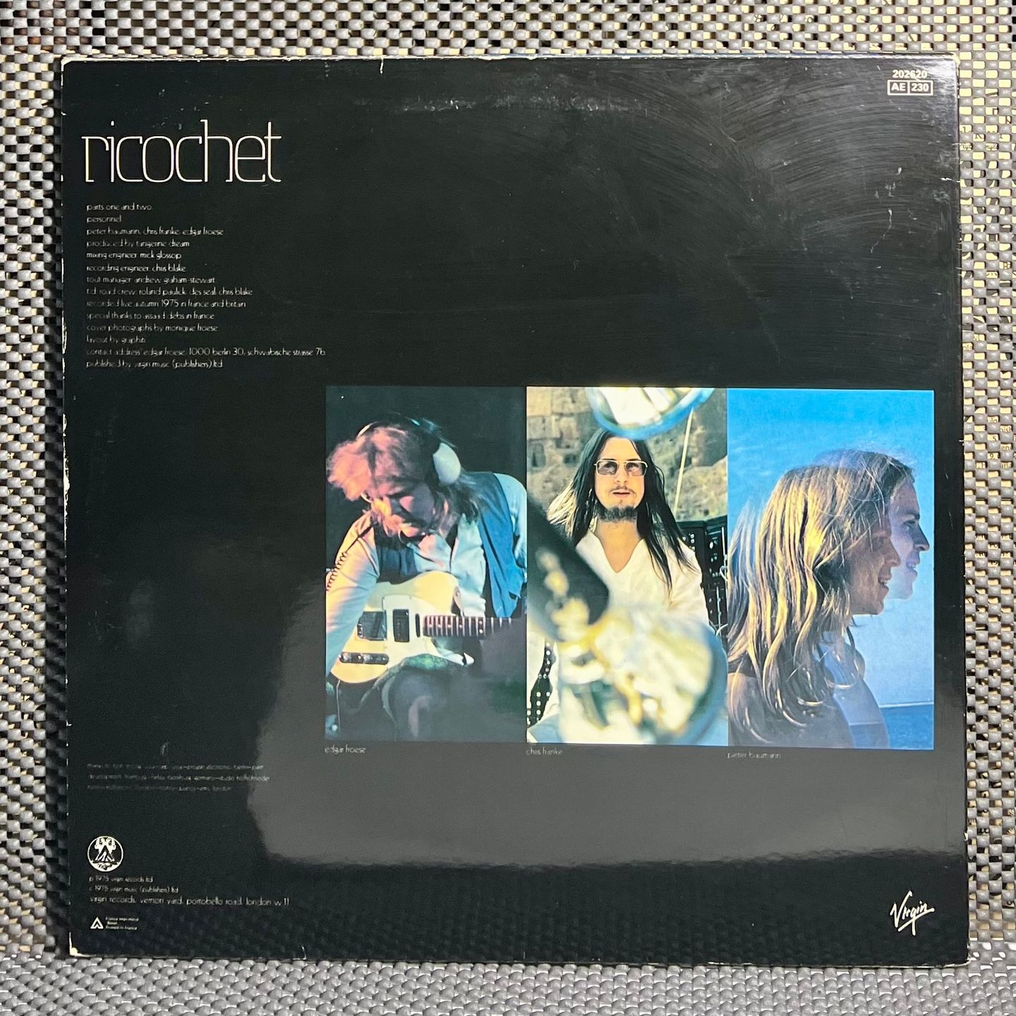 Tangerine Dream - Ricochet | Virgin (202620) - 3