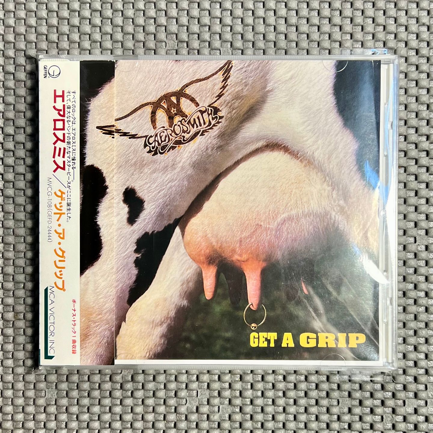 Aerosmith - Get A Grip [CD - 1st Japan Ed. 1993 - MVCG-108] | Geffen Records (MVCG-108) - main