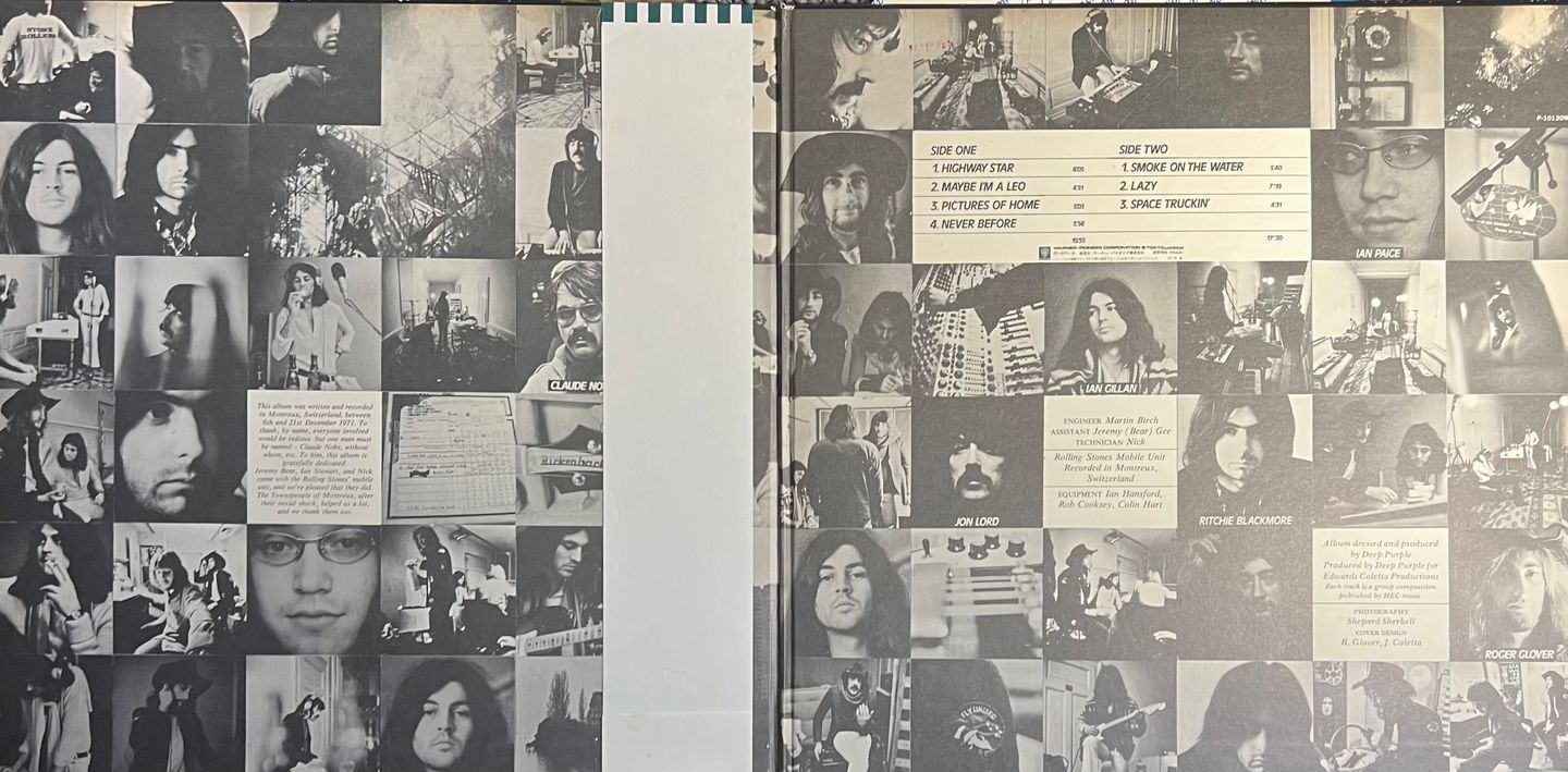 Deep Purple - Machine Head [Vinyl LP - Japan Press - 1976] Heavy Rock | Warner Bros. Records (P-10130W) - 4