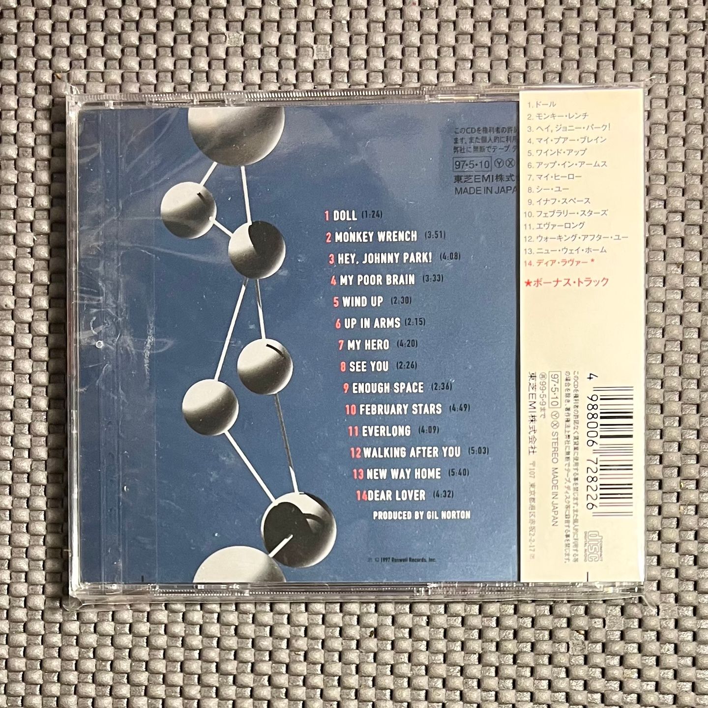 Foo Fighters - The Colour And The Shape [CD 1st Japan Press 1997] | Capitol Records (TOCP-50186) - 2