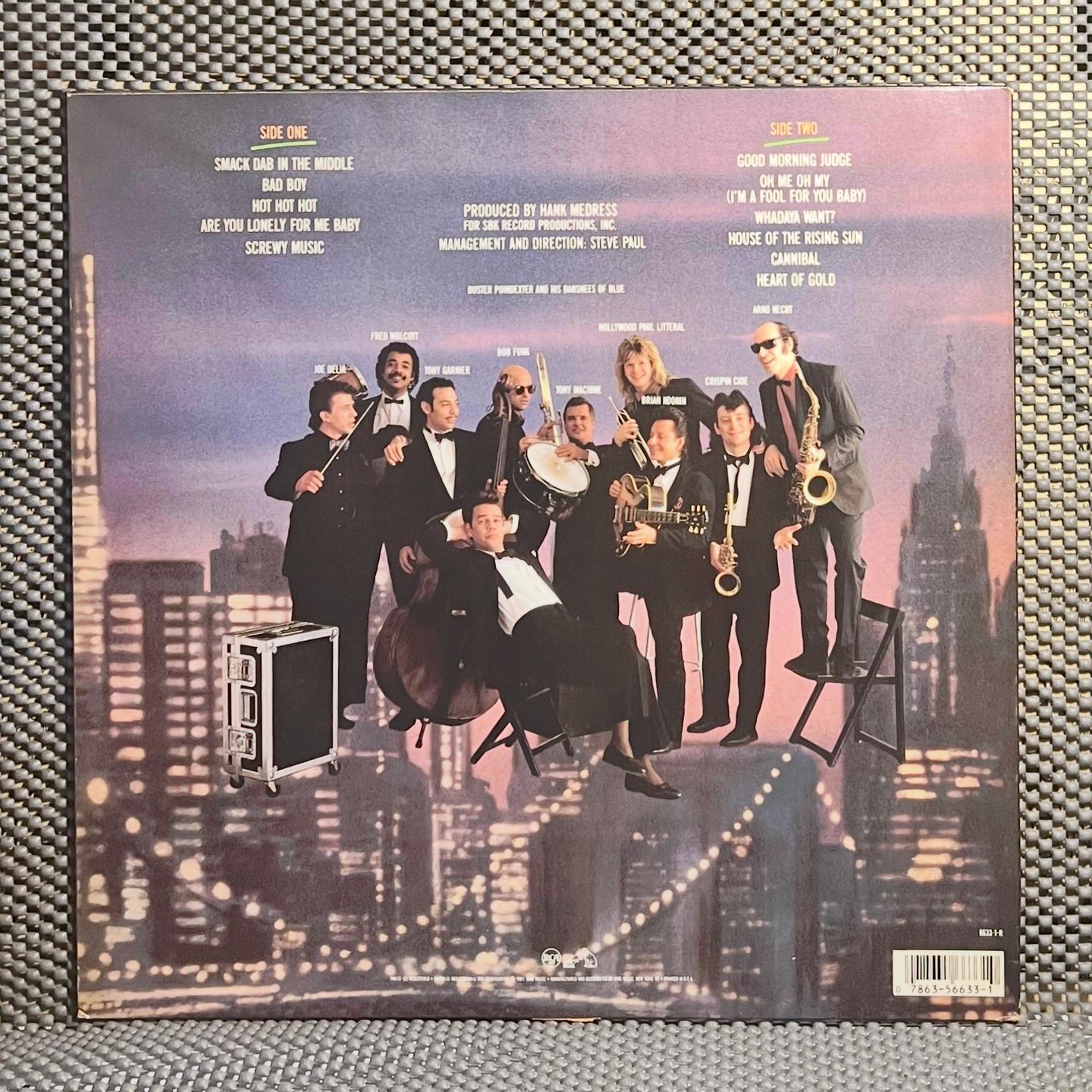 Buster Poindexter - Buster Poindexter [LP - 1st US Press - 1987 - VG+/VG+] | RCA Victor (6633-1-R) - 3