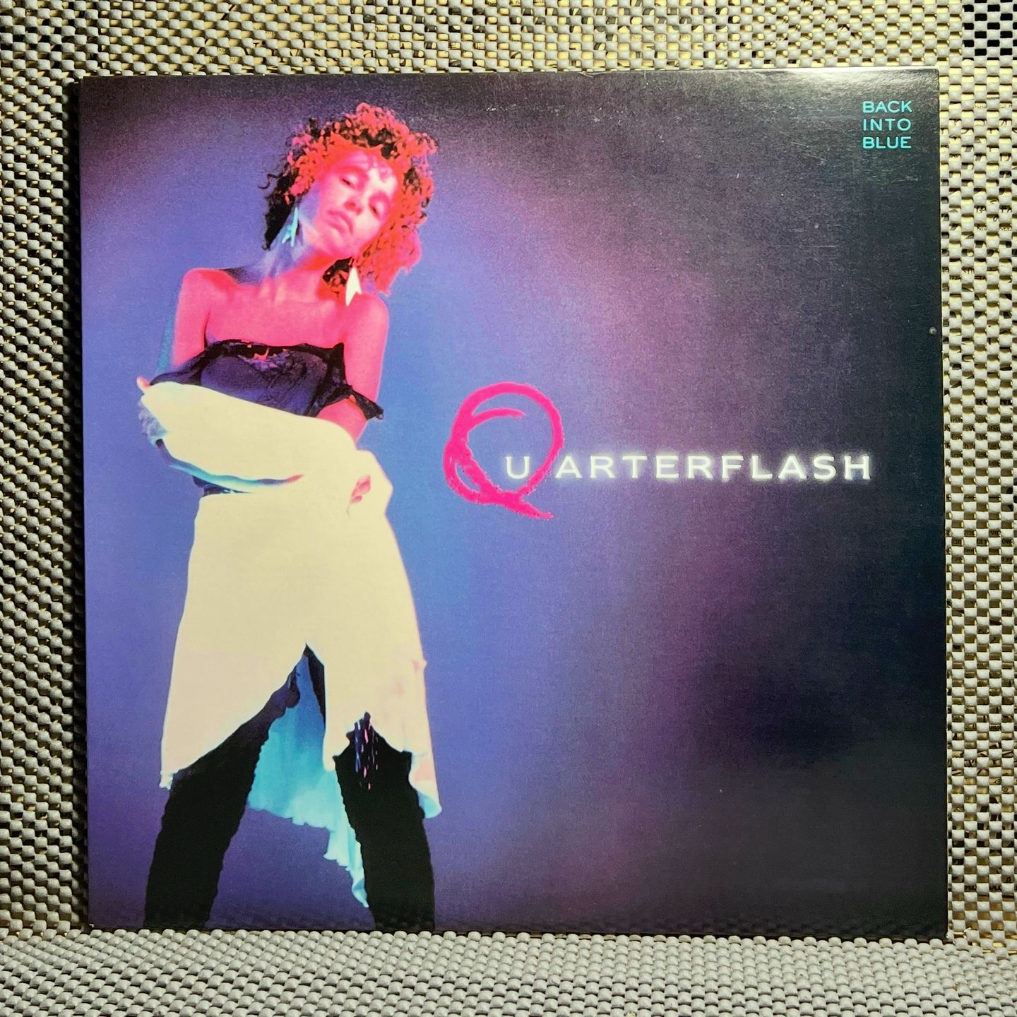 Quarterflash - Back Into Blue [Vinyl LP - 1st US Press - 1985 - GHS 24078 - EX/NM] Pop Rock | Geffen Records (GHS 24078) - main