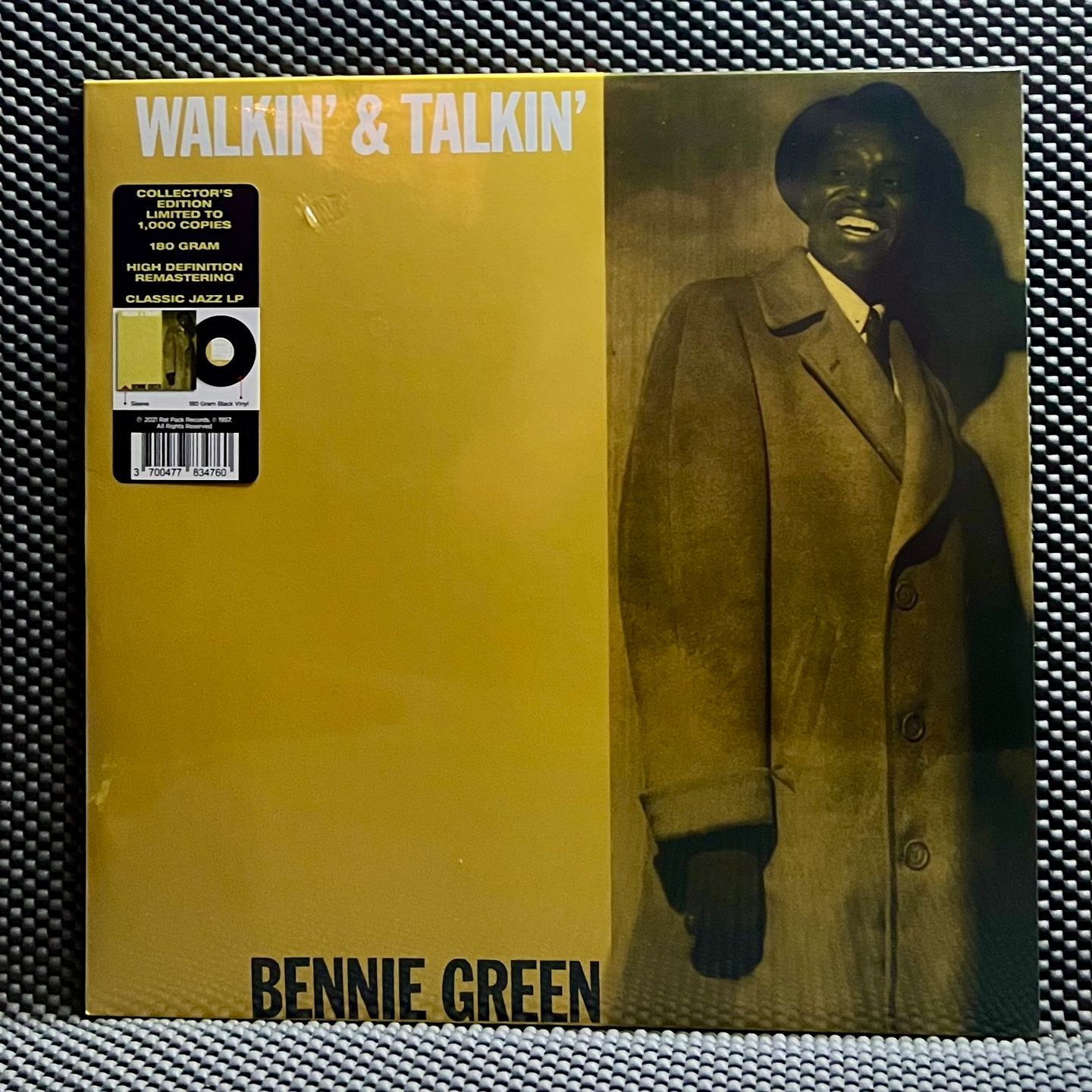 Bennie Green - Walkin' And Talkin'  [Vinyl LP - UK 2021 - Rat Pack 4010 - Mint & Sealed] Jazz | Rat Pack Records (BLP 4010)