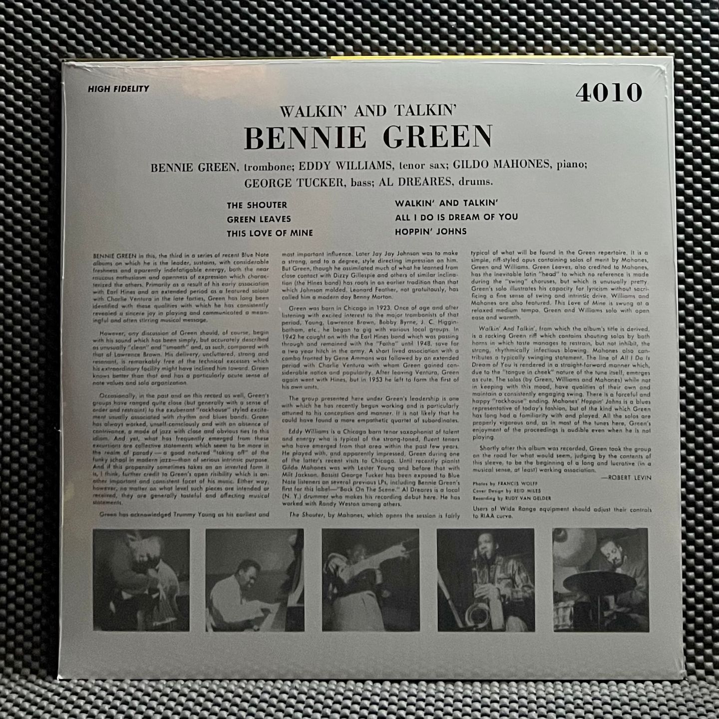 Bennie Green - Walkin' And Talkin'  [Vinyl LP - UK 2021 - Rat Pack 4010 - Mint & Sealed] Jazz | Rat Pack Records (BLP 4010) - 2