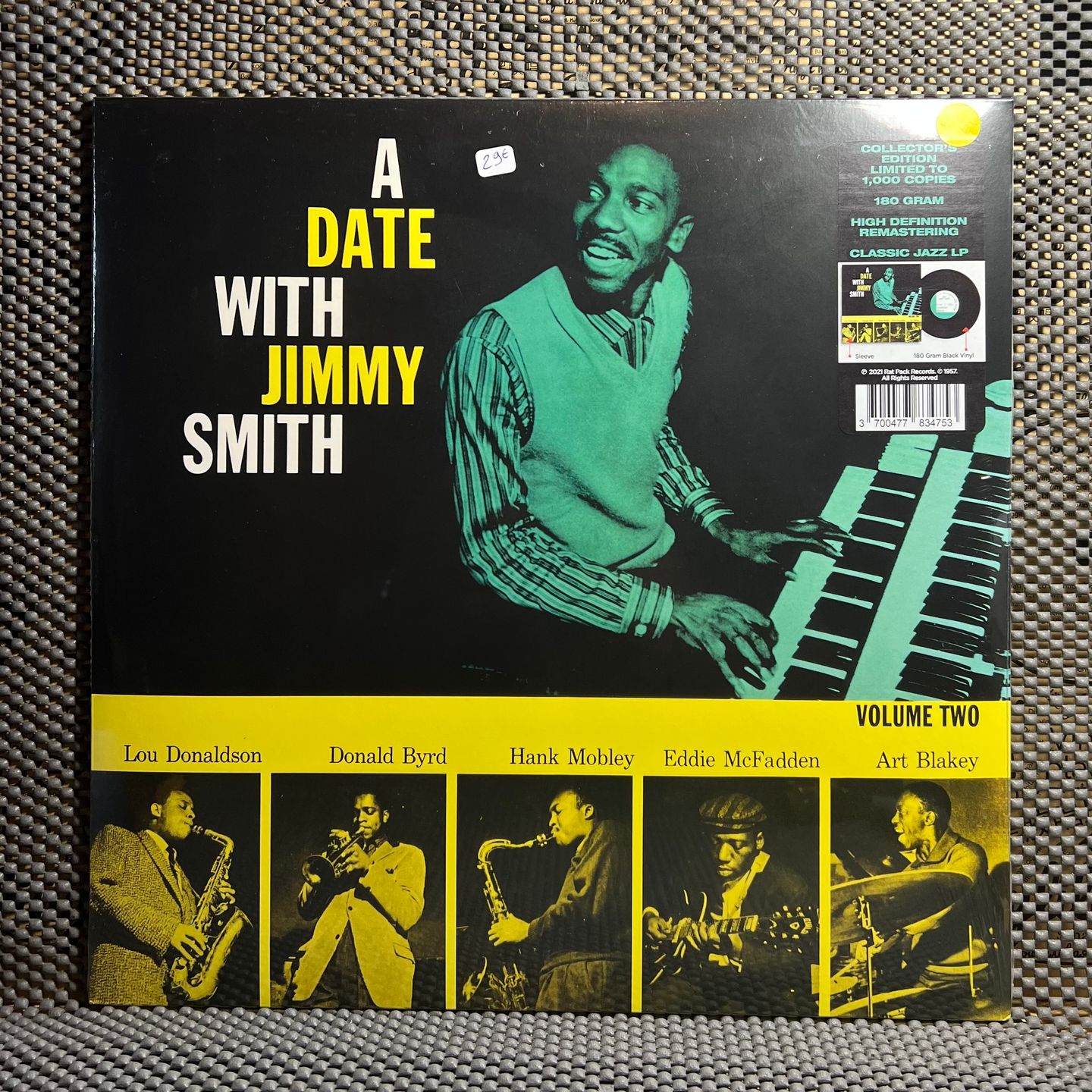 Jimmy Smith - A Date With Jimmy Smith Vol. 2 [Vinyl LP - FR - Remastered - 2021 - Mint & Sealed] Jazz | Rat Pack Records (BLP 1548) - main