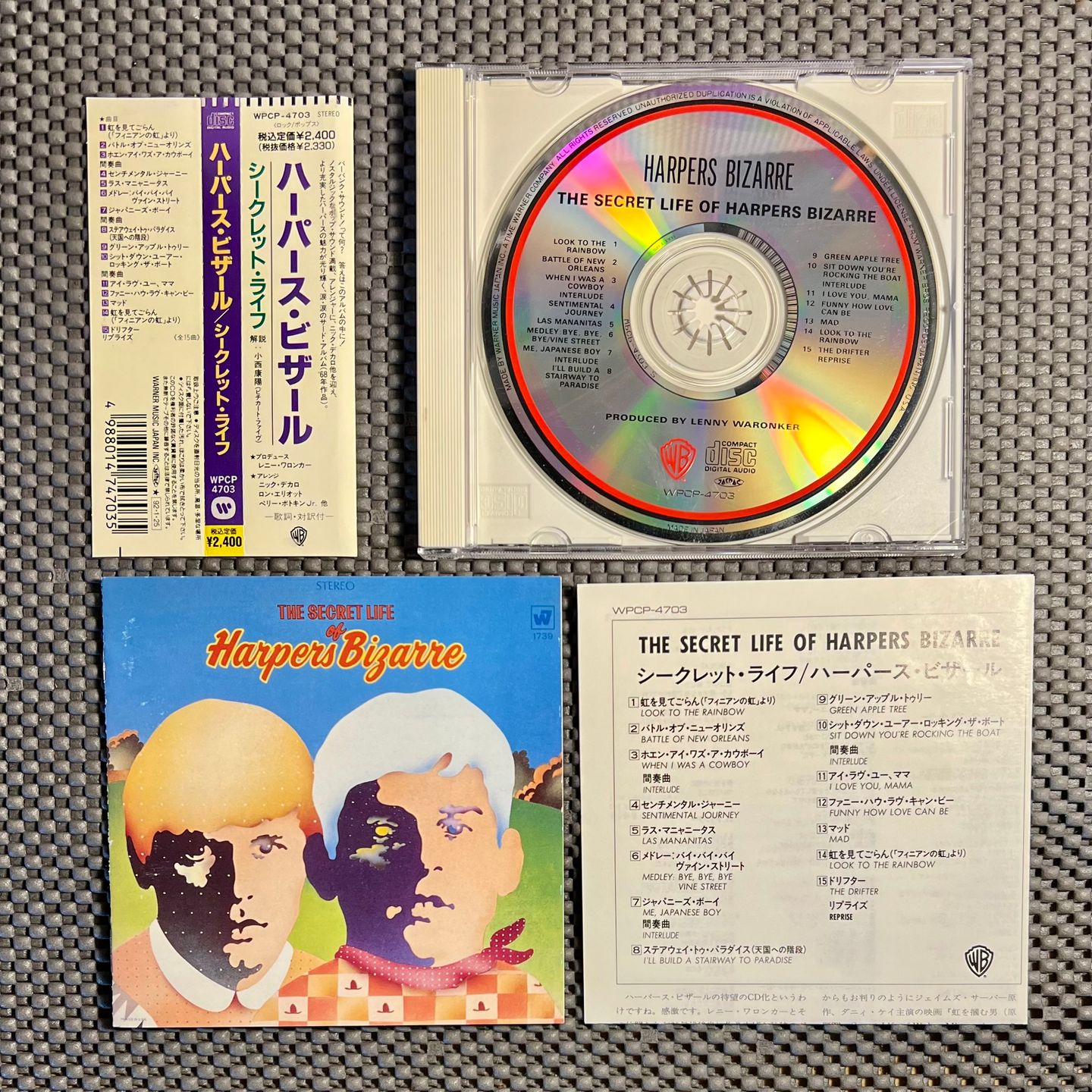 Harpers Bizarre - The Secret Life Of Harpers Bizarre [CD - Japan Edition - 1992 - NM/NM] | Warner Bros. Records (WPCP-4703) - 3