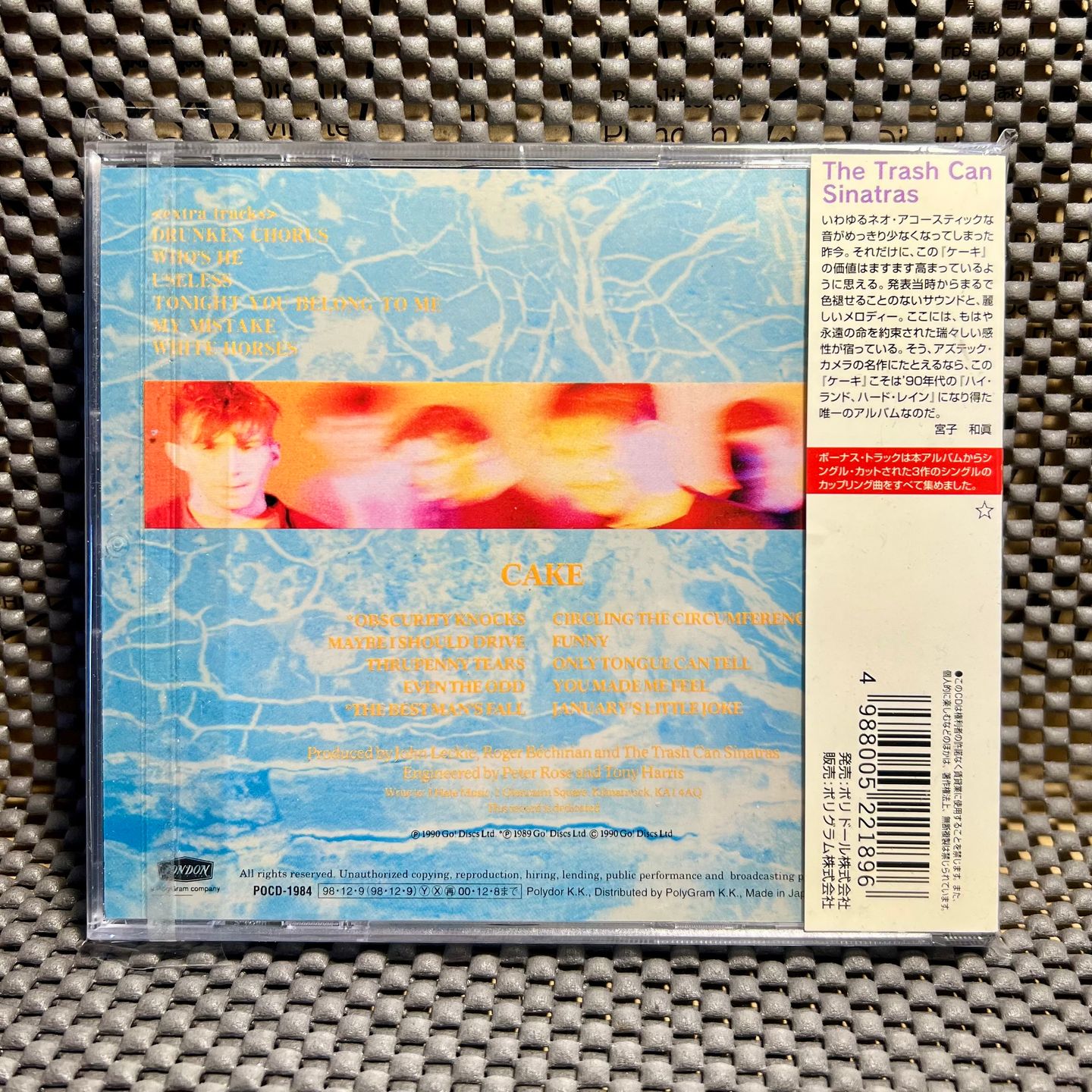 The Trash Can Sinatras - Cake [CD - Japan Ed; Re 1998 - POCD-1984 - VG+/NM] Indie Rock | London Records (POCD-1984) - 2