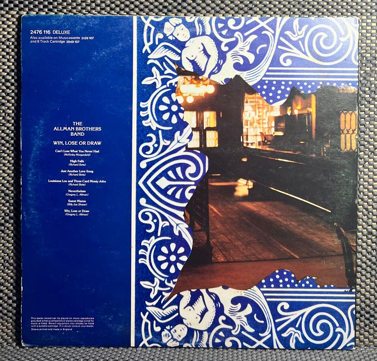 The Allman Brothers Band - Win, Lose Or Draw | Capricorn Records (2476 116) - 3