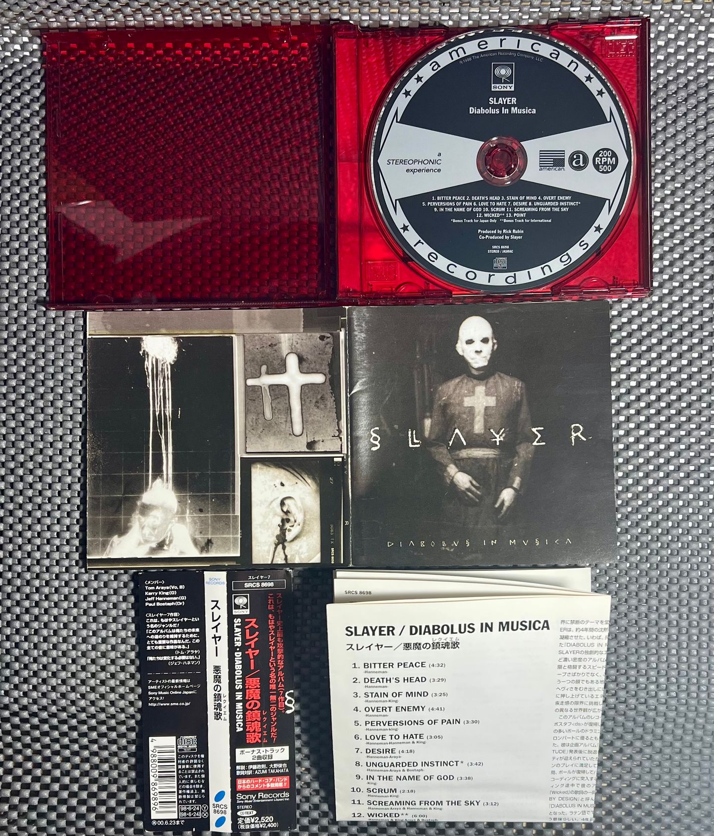 Slayer - Diabolus In Musica | American Recordings (SRCS 8698) - 3