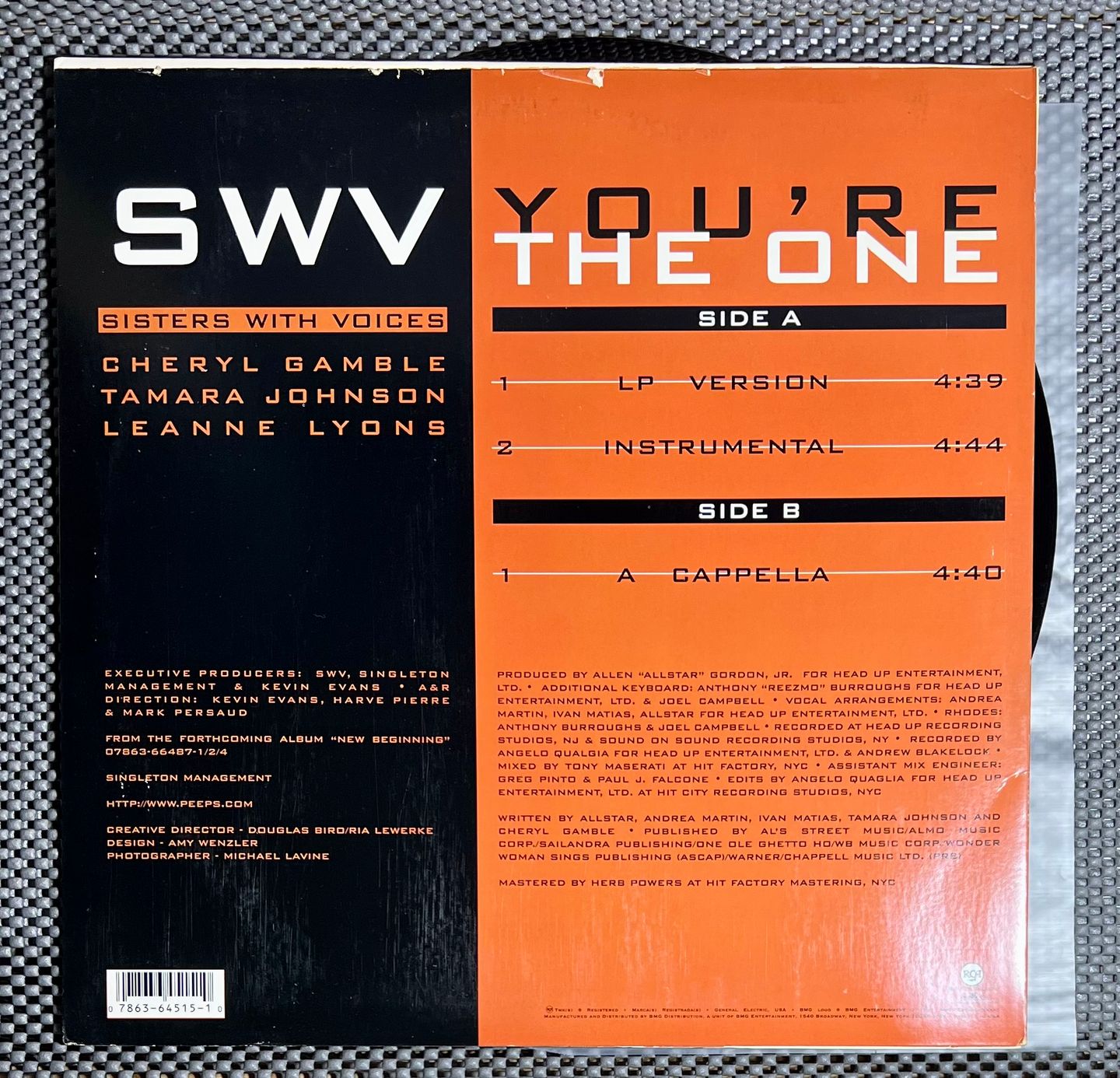 SWV - You're The One | RCA (07863-64515-1) - 3