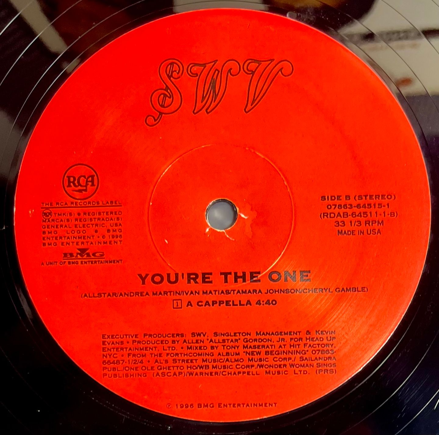 SWV - You're The One | RCA (07863-64515-1) - 5