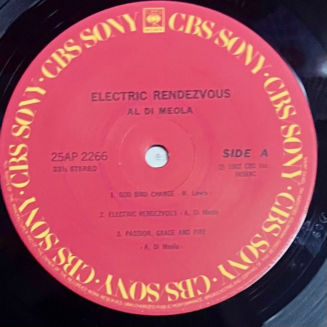 Al Di Meola - Electric Rendezvous [Vinyl LP - 1st Japan Press - 1982 - 25AP 2266 - NM/NM] Jazz Rock | CBS/Sony (25AP 2266) - 4