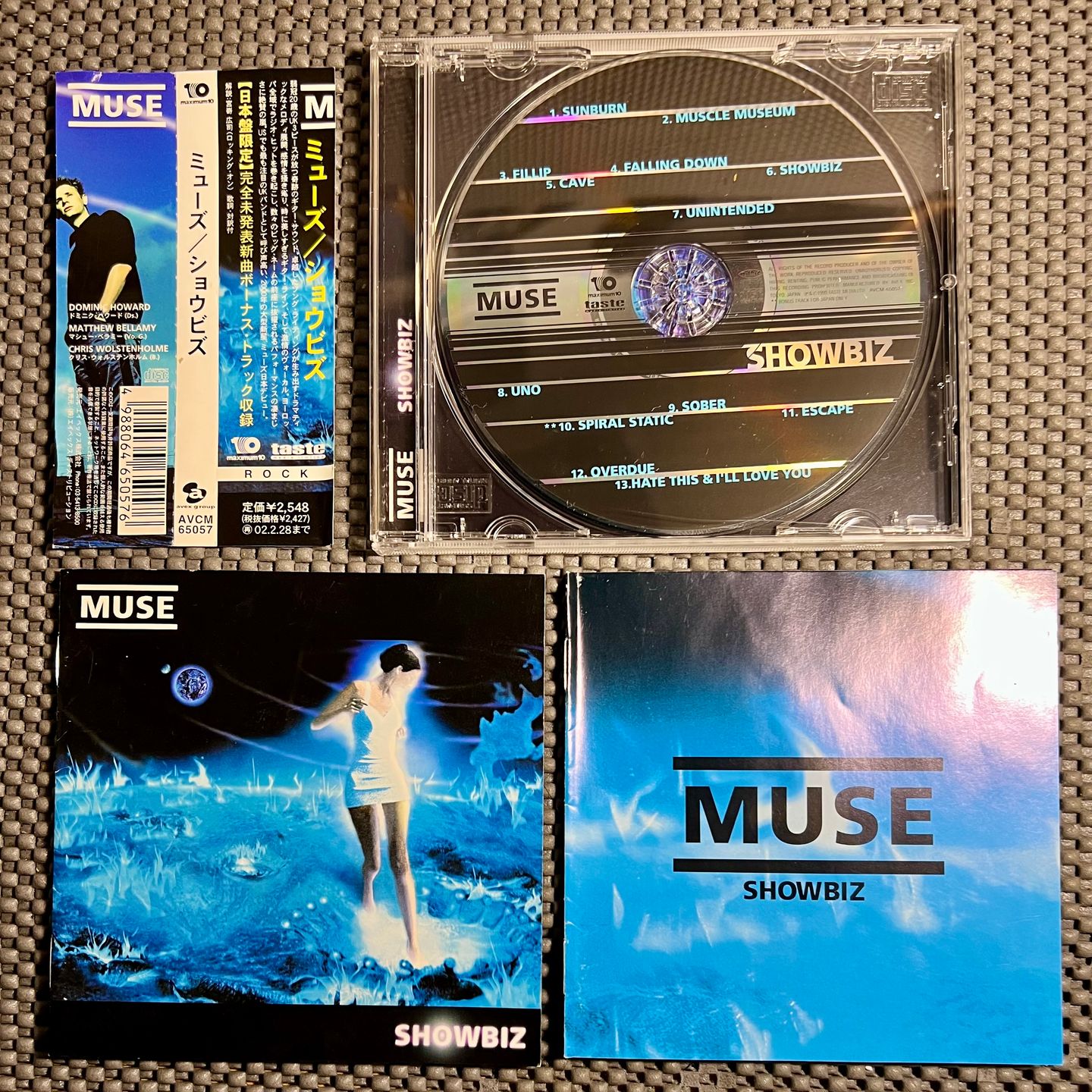 Muse - Showbiz [CD - 1st Japan Press - 2000 - NM/NM]  Alt Rock | maximum10 (AVCM-65057) - 3