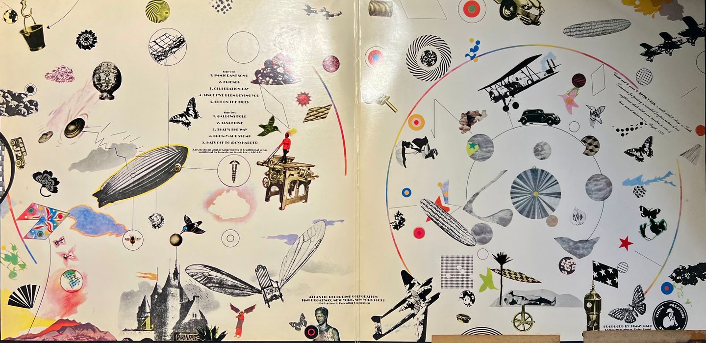 Led Zeppelin - Led Zeppelin III [LP - 1st Japan Press - 1970 - VG/VG+] | Atlantic (MT-2043) - 3