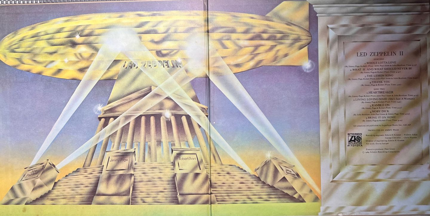 Led Zeppelin - Led Zeppelin II  [LP Rei Japan 1976] | Atlantic (P-10101A) - 3