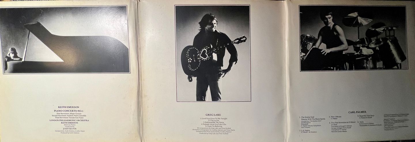 Emerson, Lake & Palmer - Works (Volume 1) [LP OG Italy 1977 Trifold EX/VG] | Ricordi (AMAL 22002) - 5