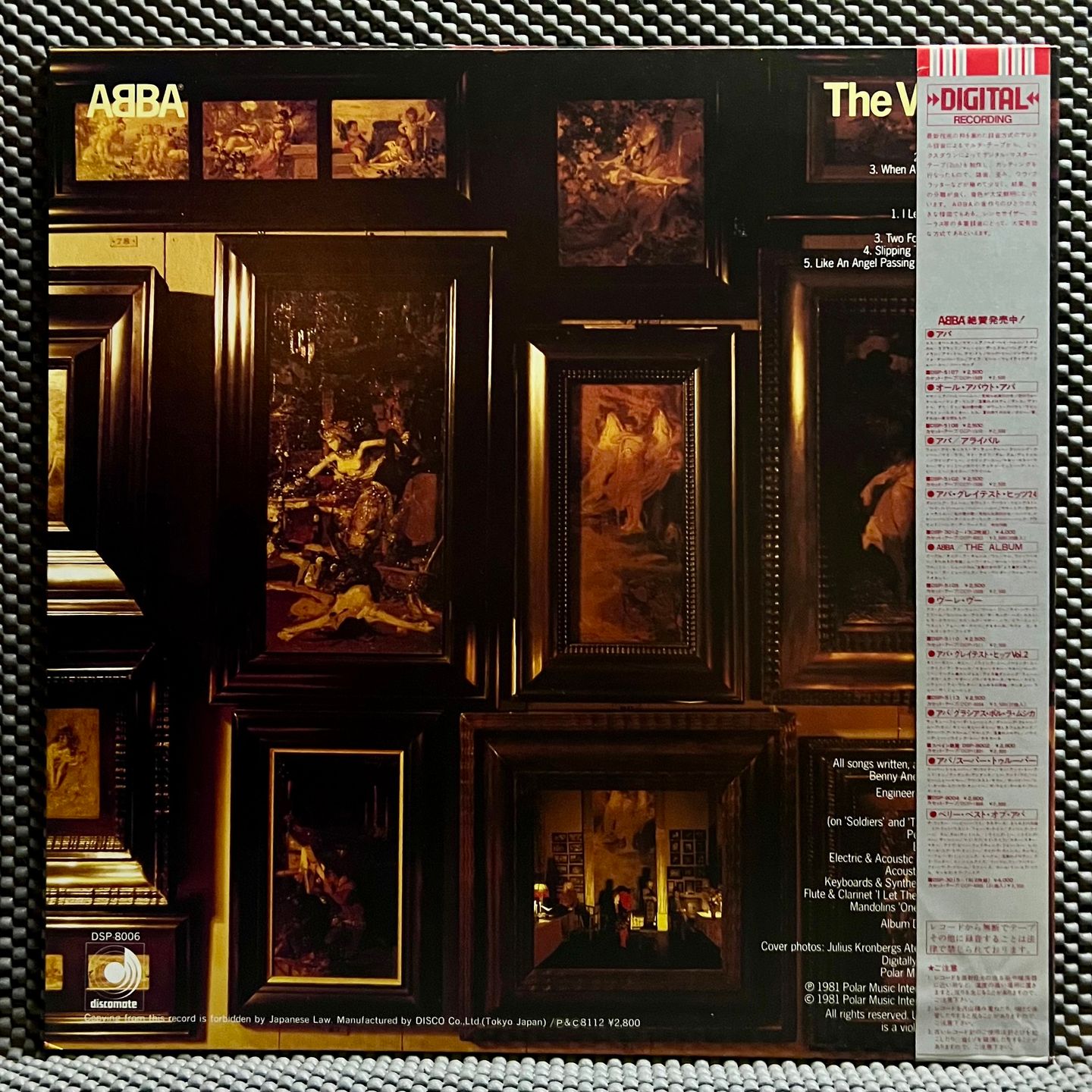 ABBA - The Visitors [Vinyl LP – 1st Japan Press – 1981 – DSP-8006 - Mint] Disco | Discomate (DSP-8006) - 3