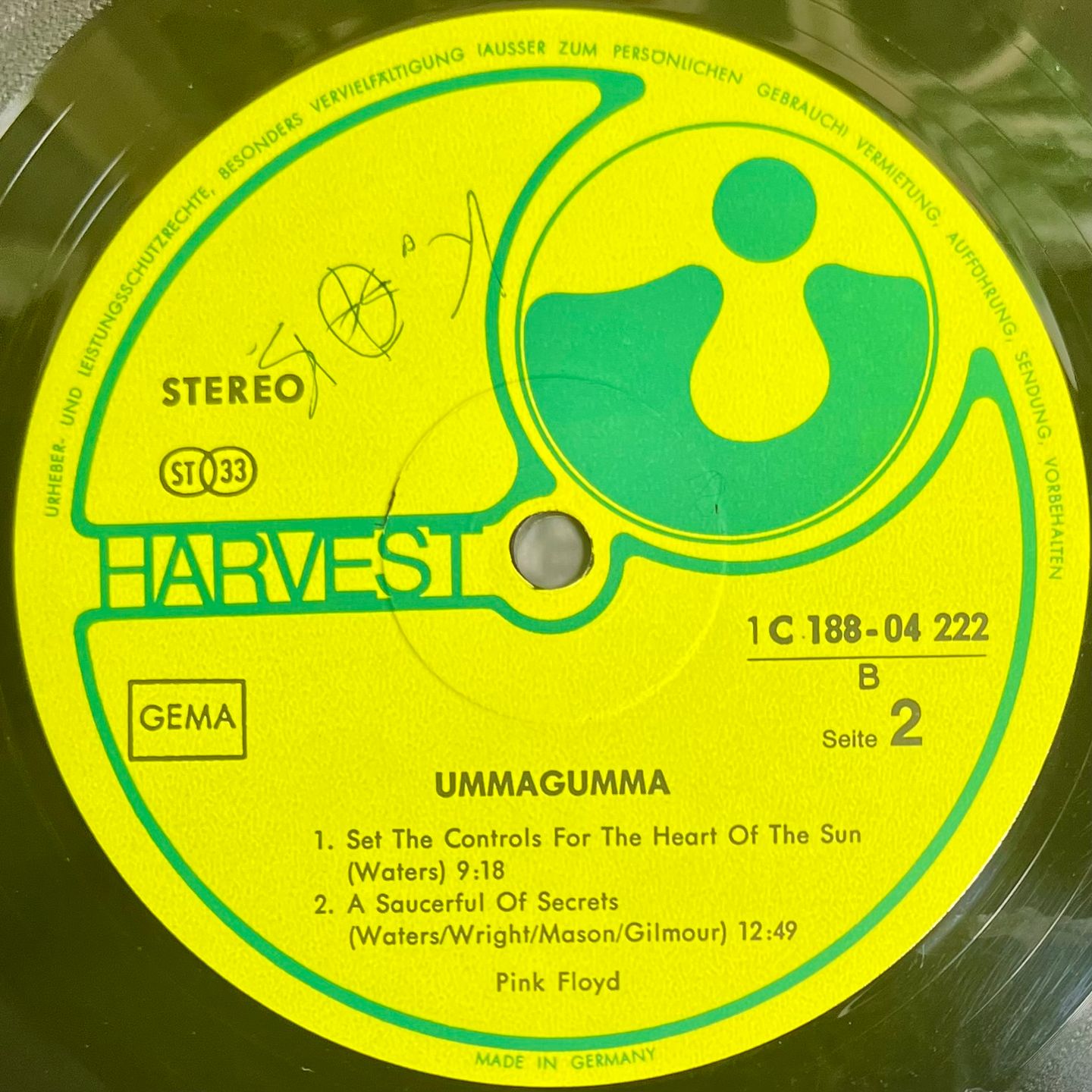 Pink Floyd - Ummagumma [LP Rei DE 1971 EX/EX] | Harvest (1 C 188-04 222/23) - 5