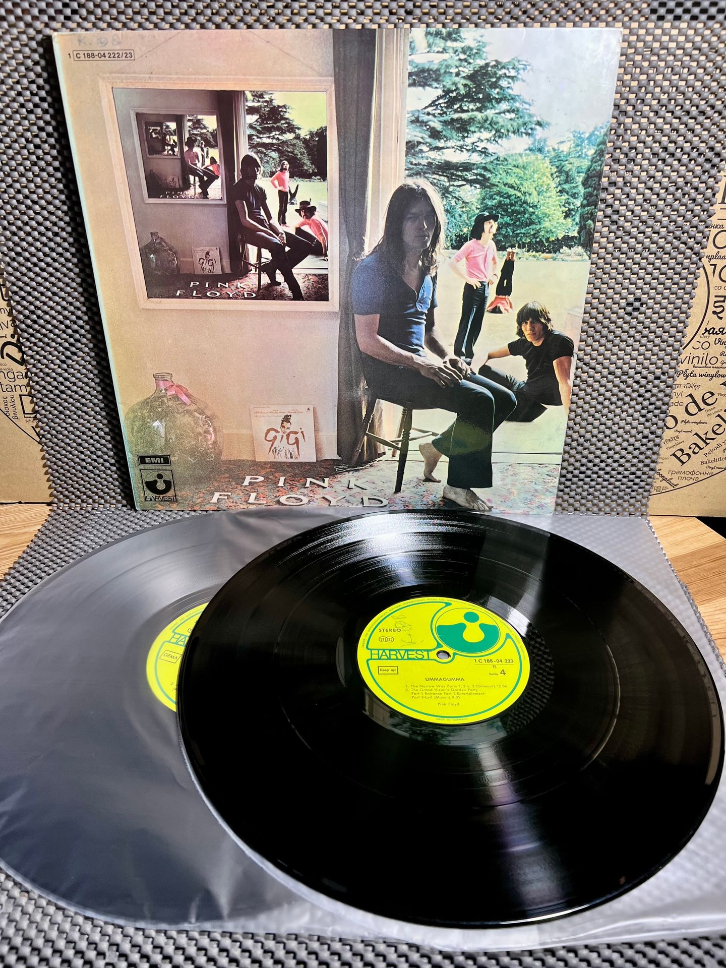 Pink Floyd - Ummagumma [LP Rei DE 1971 EX/EX] | Harvest (1 C 188-04 222/23) - 2