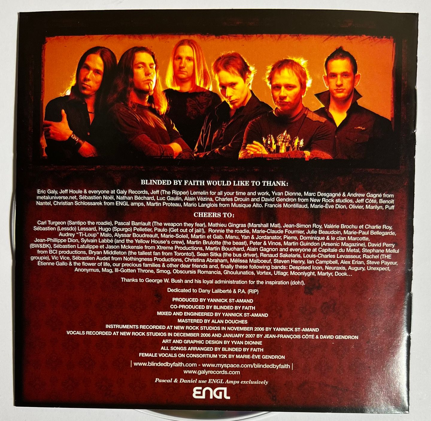 Blinded By Faith - Weapons Of Mass Distraction | Galy Records (GALY-055) - 2