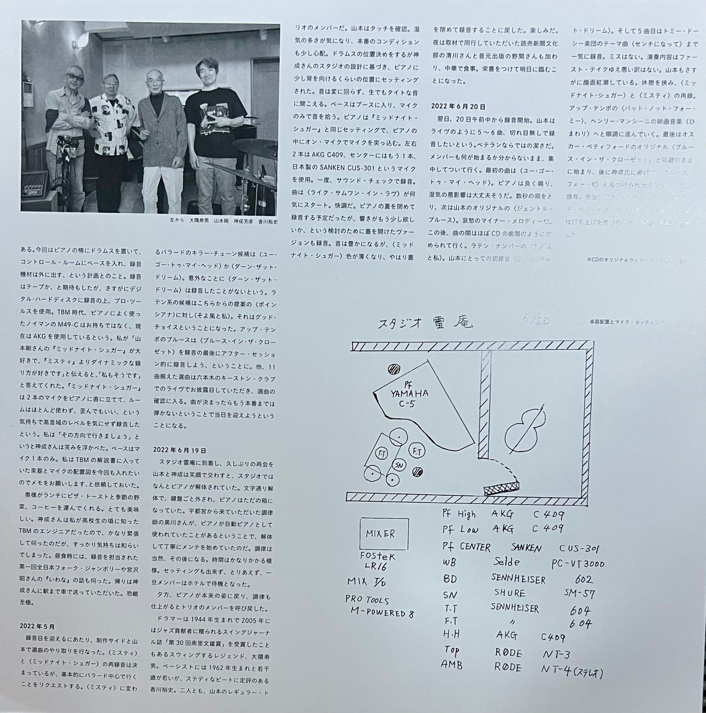 Tsuyoshi Yamamoto Trio - Blues For K Vol.1 [Vinyl LP - 1st Japan Press - 2022 - SCLP-1062 - Mint & Sealed] Jazz | Somethin' Cool (SCLP-1062) - 7