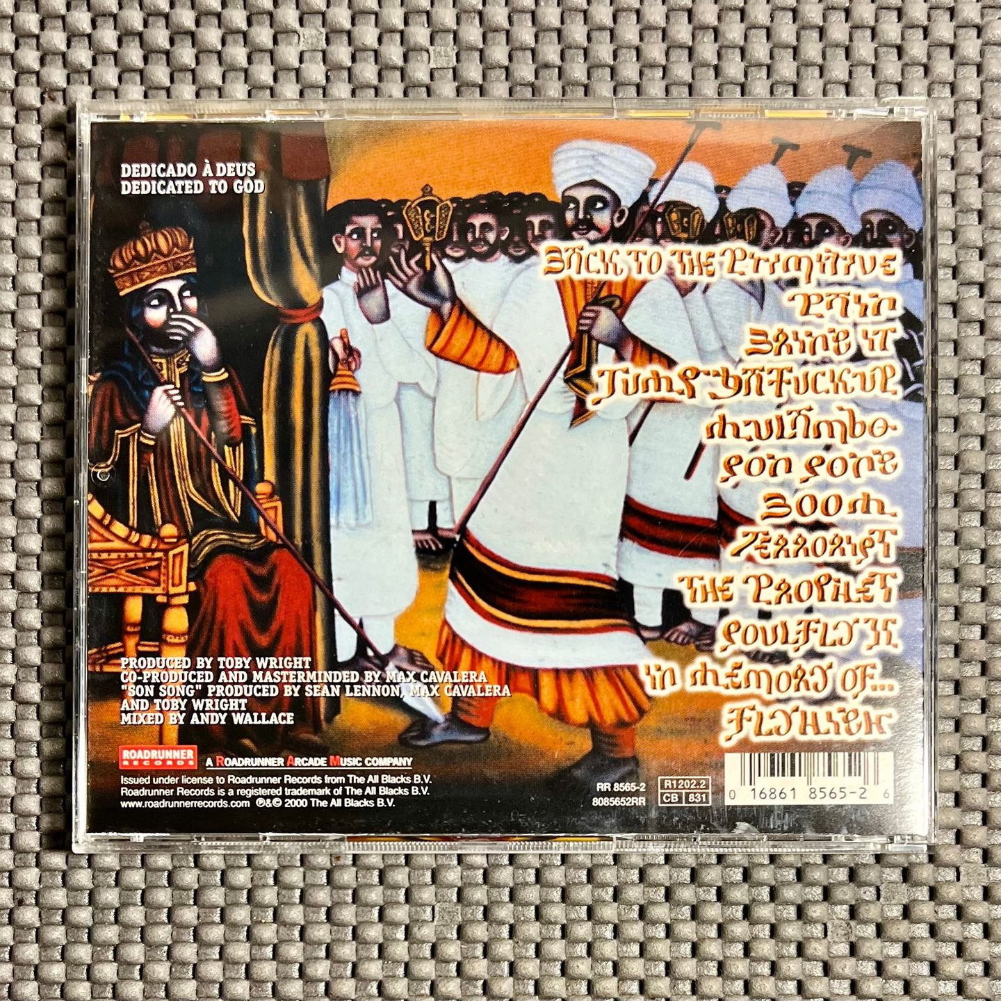 Soulfly - Primitive [CD - 1st EU Press - 2000 - Mint/Mint] | Roadrunner Records (RR 8565-2) - 2