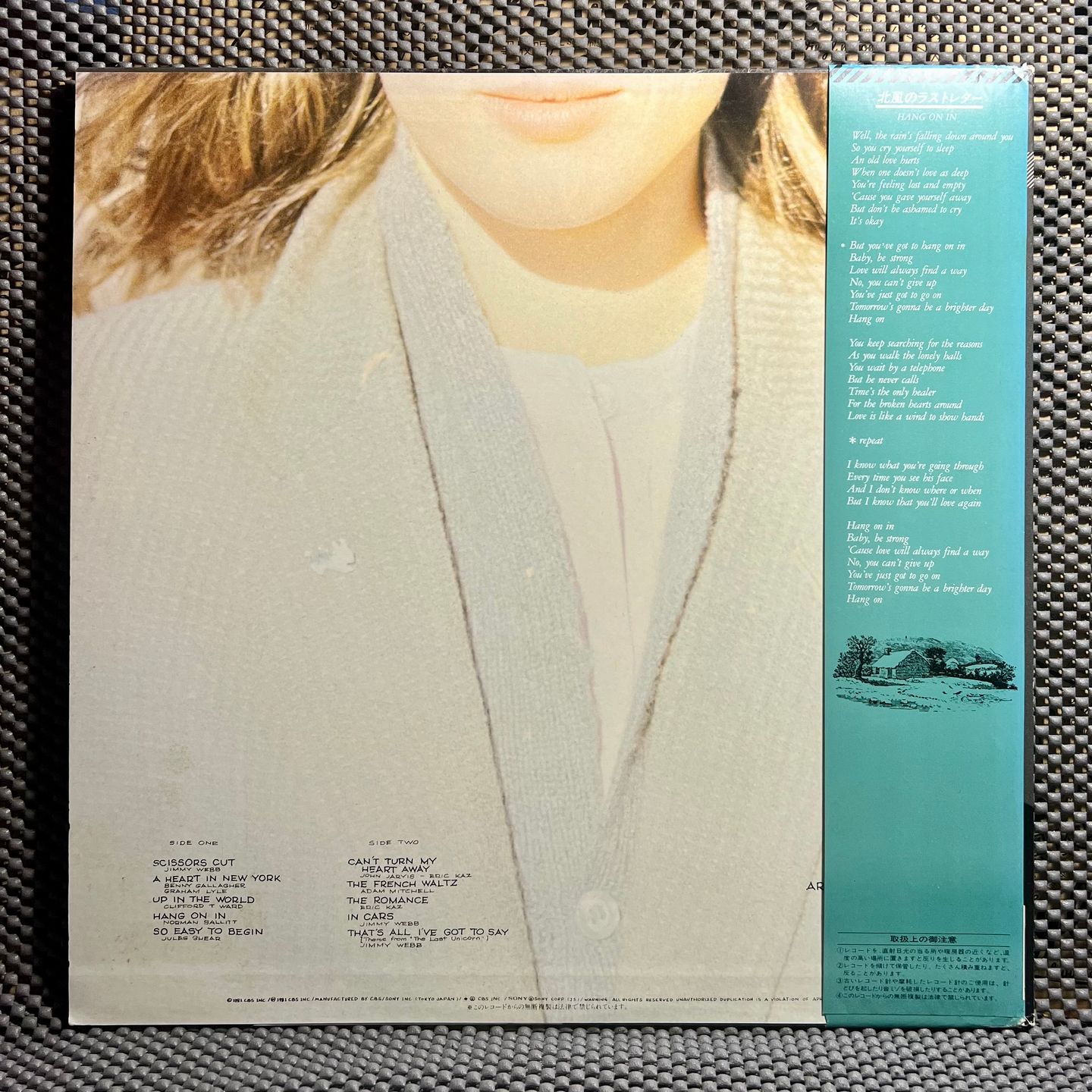 Art Garfunkel - Scissors Cut [Vinyl LP - 1st Japan Press - 1981 - NM/NM] Folk Rock | CBS/Sony (25AP 2110) - 3