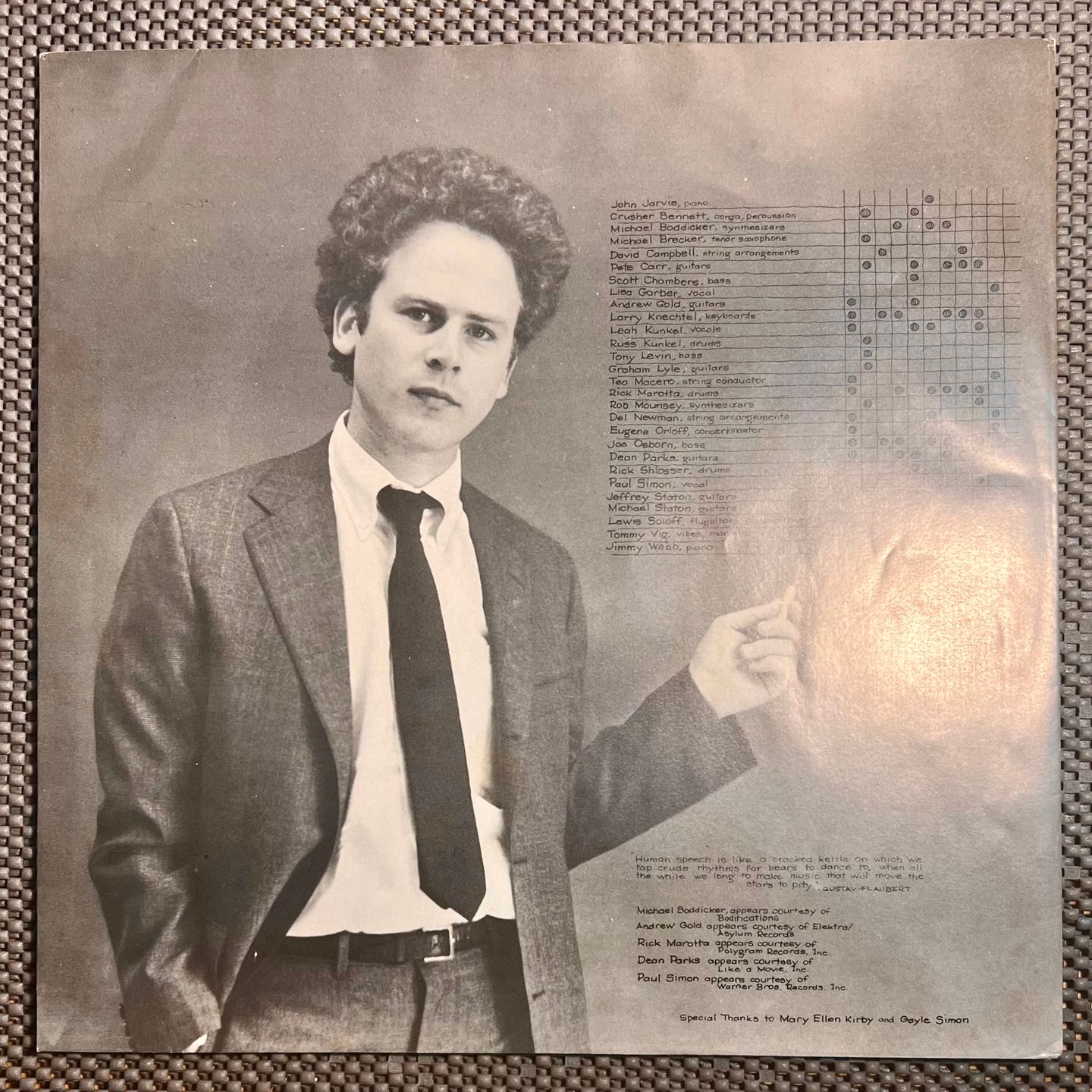 Art Garfunkel - Scissors Cut [Vinyl LP - 1st Japan Press - 1981 - NM/NM] Folk Rock | CBS/Sony (25AP 2110) - 6