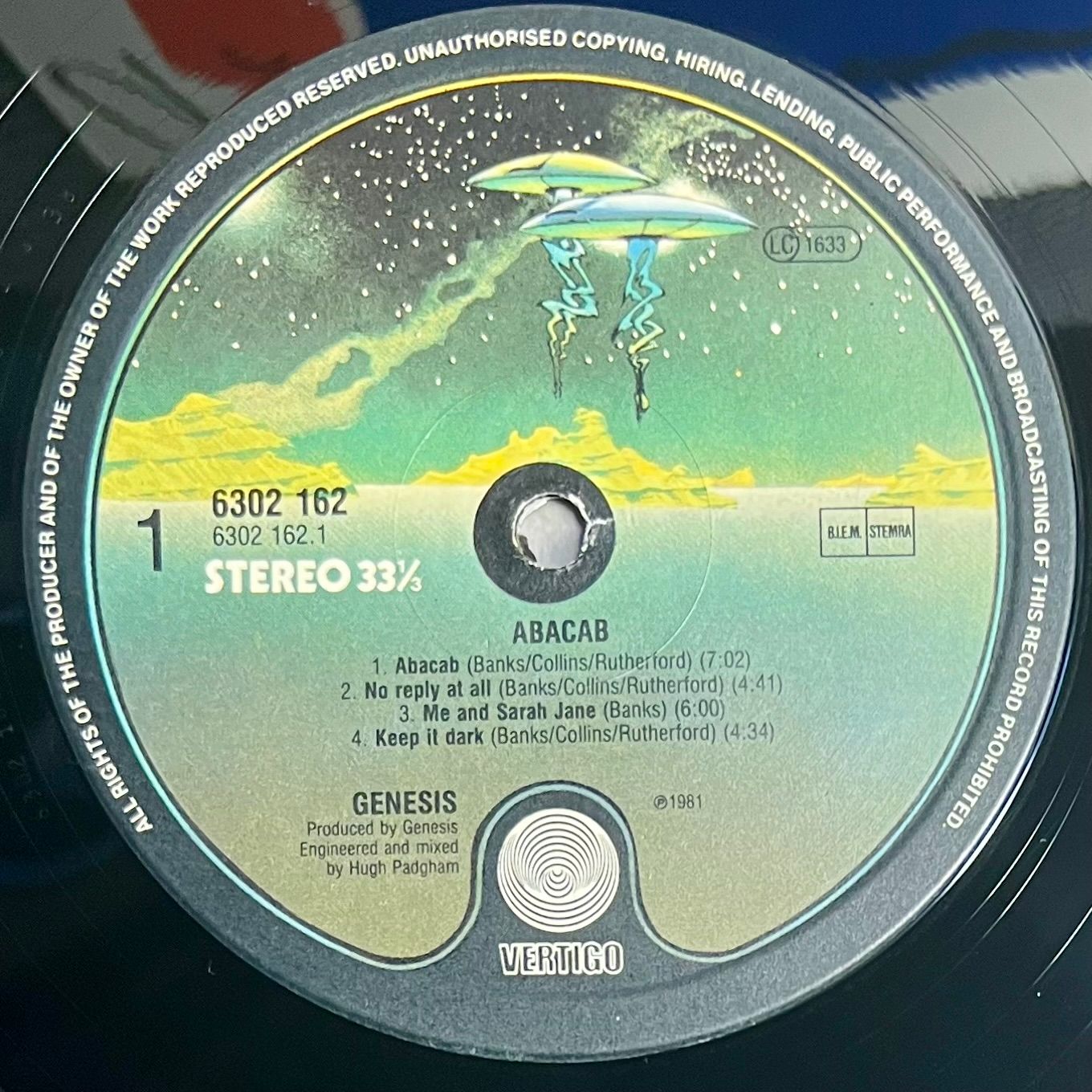 Genesis - Abacab [Vinyl LP - 1st NL Press - 1981 - Vertigo 6302 162 - NM/NM with OIS] Prog Rock | Vertigo (6302 162) - 4