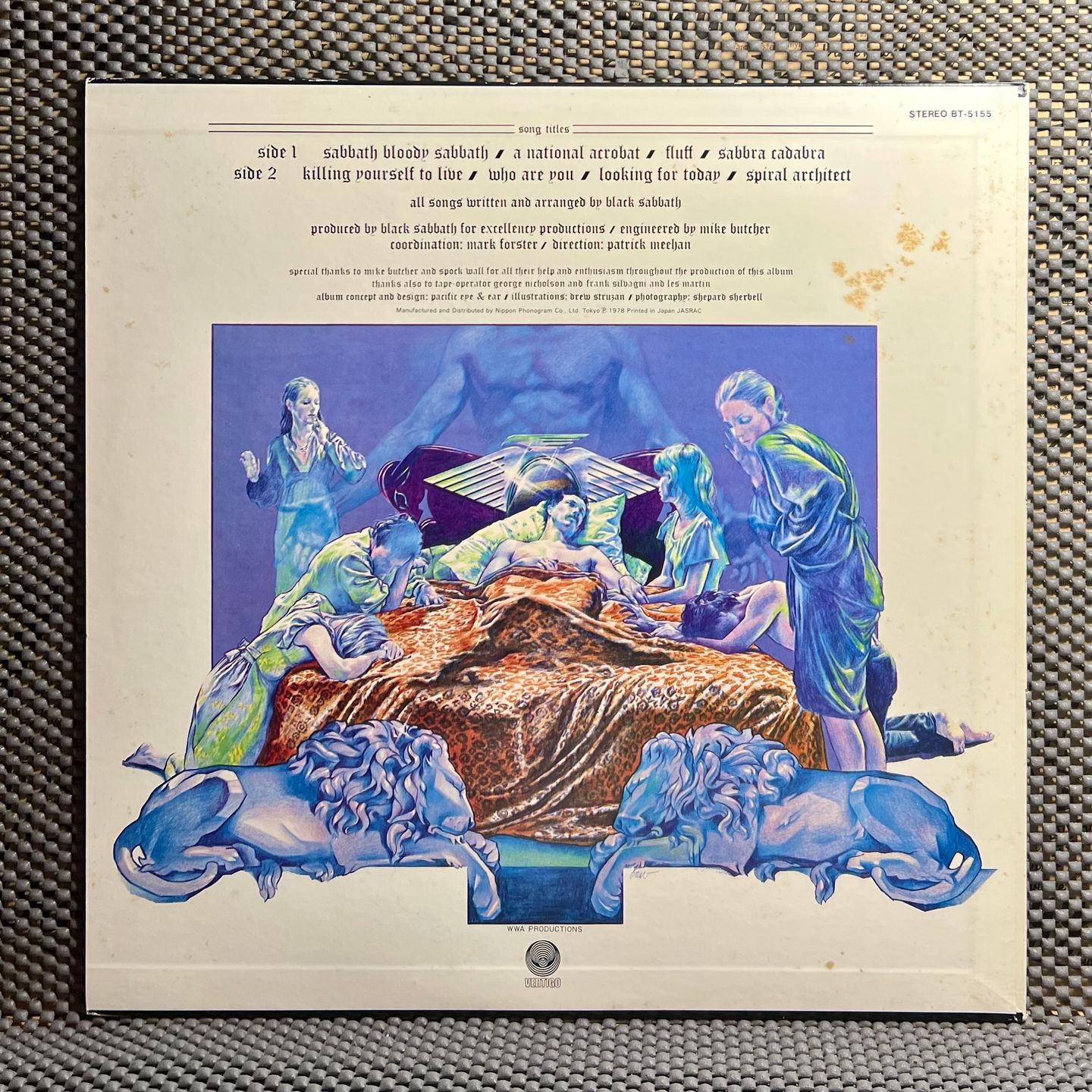 Black Sabbath - Sabbath Bloody Sabbath [Vinyl LP - Japan Press - 1978 - Vertigo BT-5155] Heavy Metal | Vertigo (BT-5155) - 3