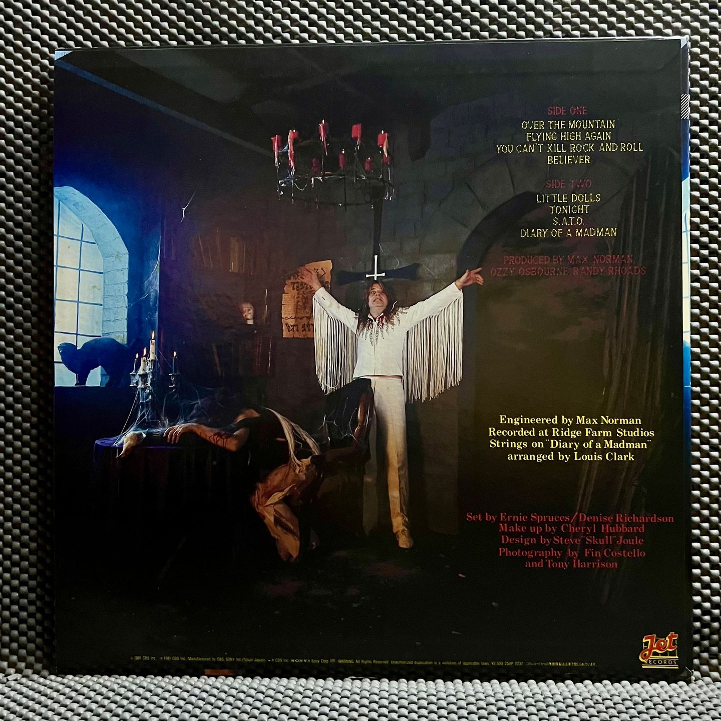 Ozzy Osbourne - Diary Of A Madman [Vinyl LP - 1st Japan Press - 1981 - 25AP 2237 - NM/NM] Heavy Metal | Jet Records (25AP 2237) - 3