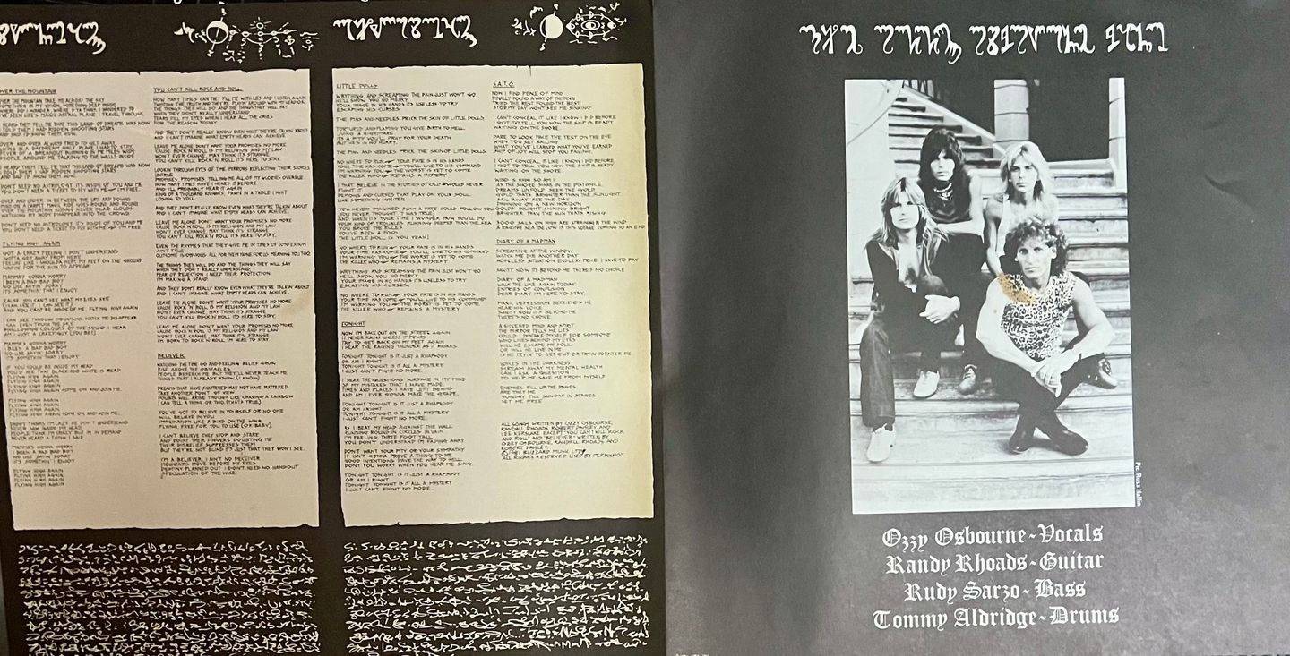 Ozzy Osbourne - Diary Of A Madman [Vinyl LP - 1st Japan Press - 1981 - 25AP 2237 - NM/NM] Heavy Metal | Jet Records (25AP 2237) - 6