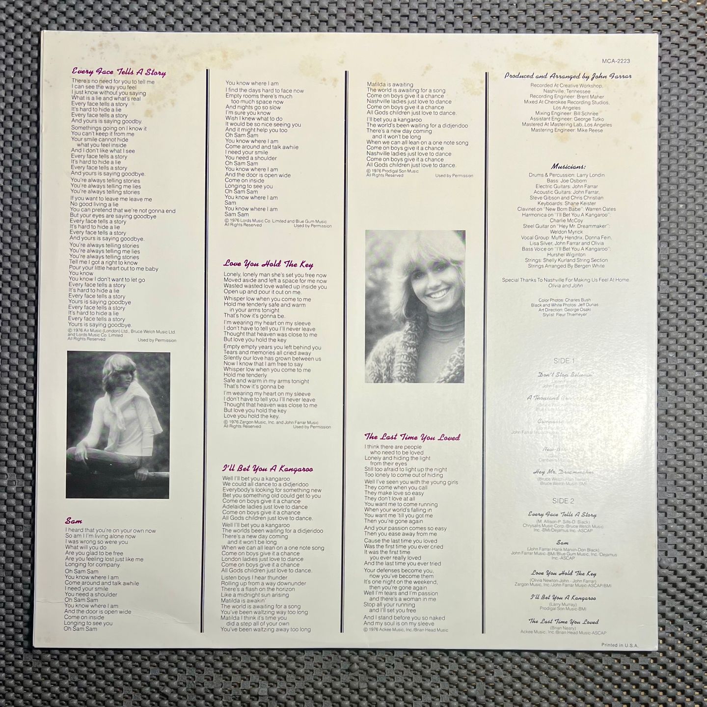Olivia Newton-John - Don't Stop Believin' [Vinyl LP - 1st US Press - 1976 - MCA-2223 - EX to NM with OIS] Pop | MCA Records (MCA-2223) - 7