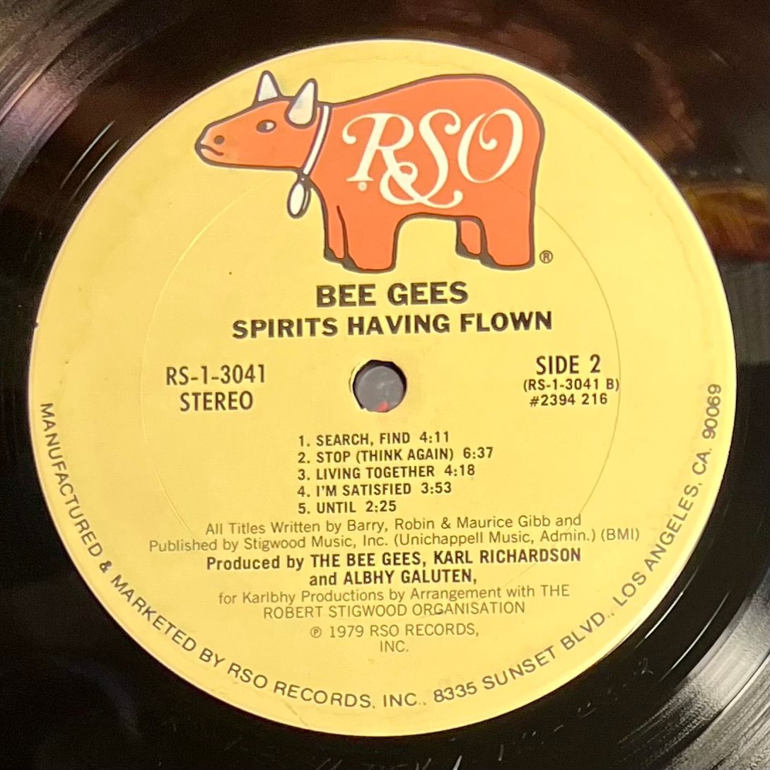 Bee Gees - Spirits Having Flown [Vinyl LP - 1st US Press - 1979 - RSO RS-1-3041 - EX/VG+ with OIS] Disco | RSO (RS-1-3041) - 6