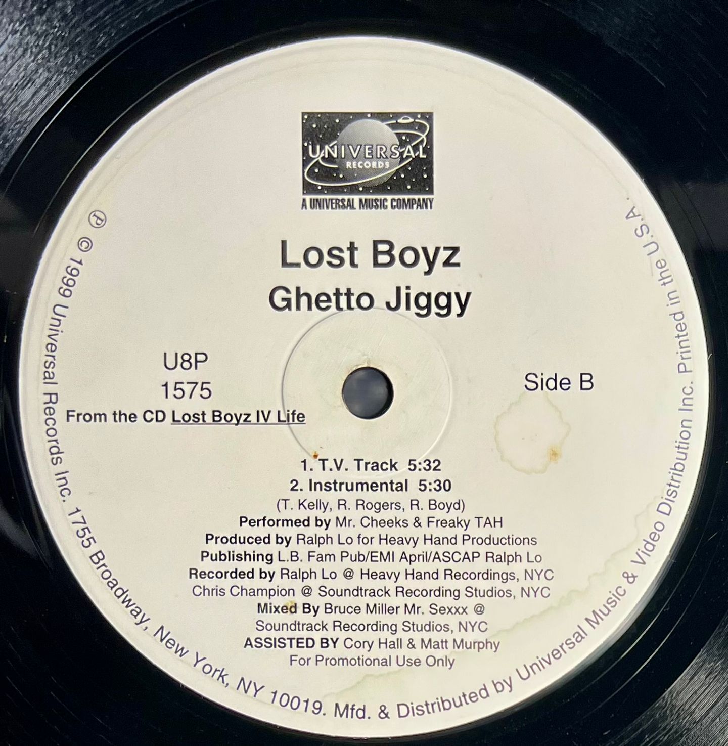 Lost Boyz - Ghetto Jiggy | Universal Records (U8P 1575) - 3 Lost Boyz - Ghetto Jiggy | Universal Records (U8P 1575) - 3