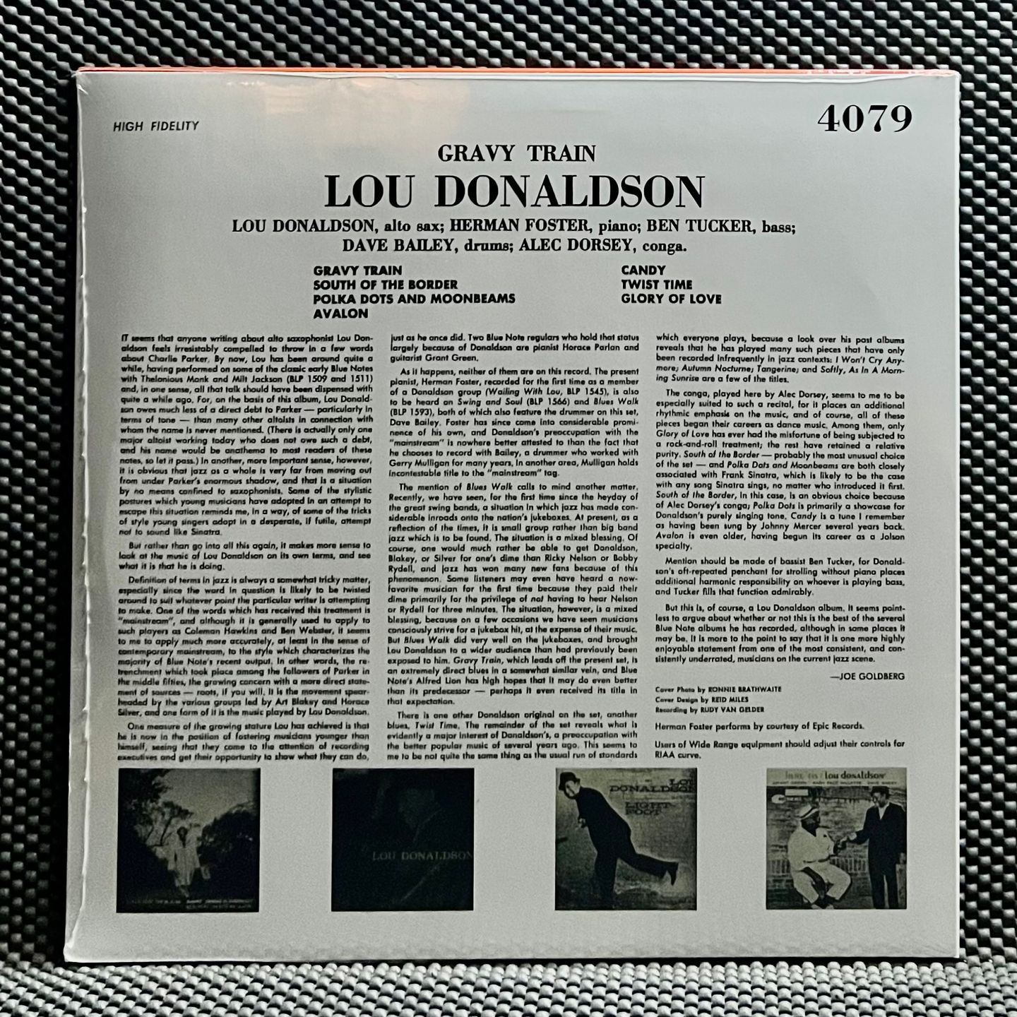 Lou Donaldson - Gravy Train [Vinyl LP - EU - 2023 - Rat Pack Records 4079 - Mint & Sealed  Jazz | Rat Pack Records (4079) - 2