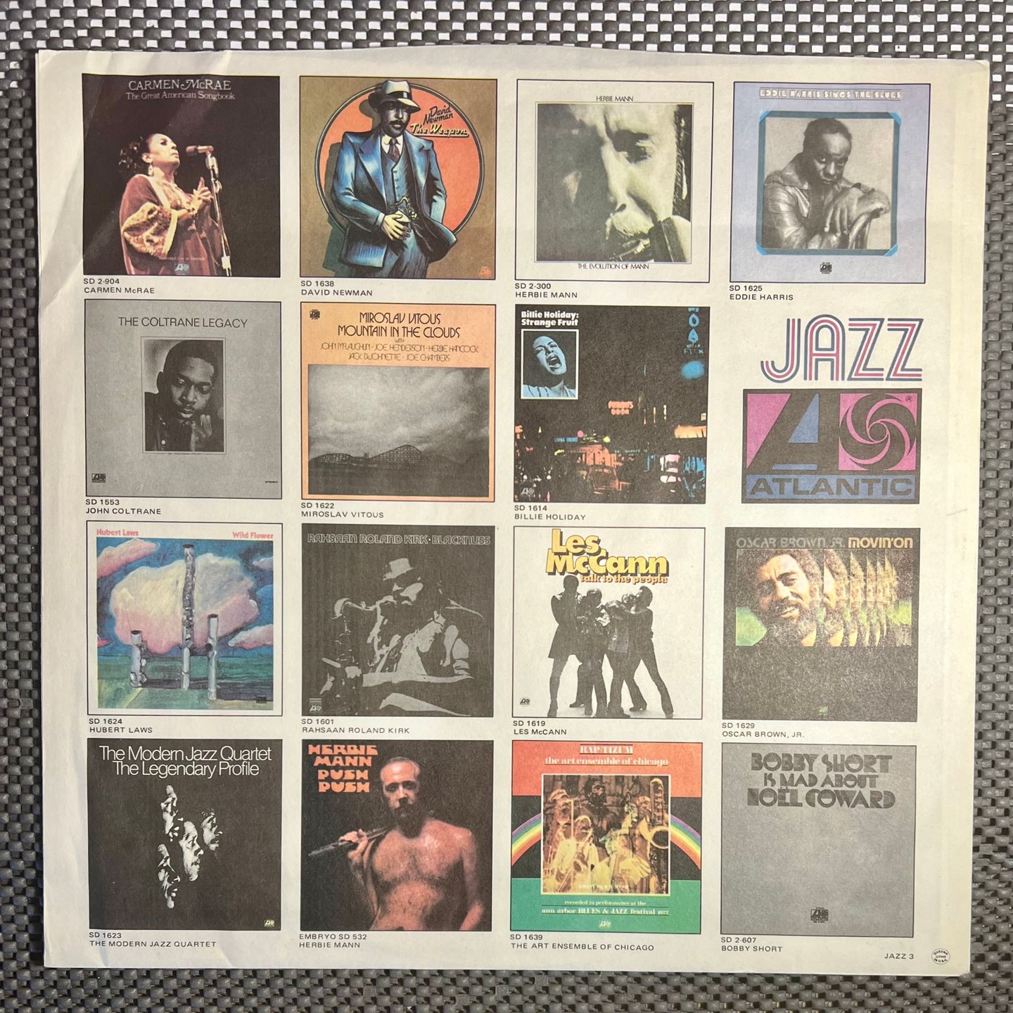 The Modern Jazz Quartet - Blues On Bach [LP - 1st US Press - 1974 - EX/NM] | Atlantic (SD 1652) - 7