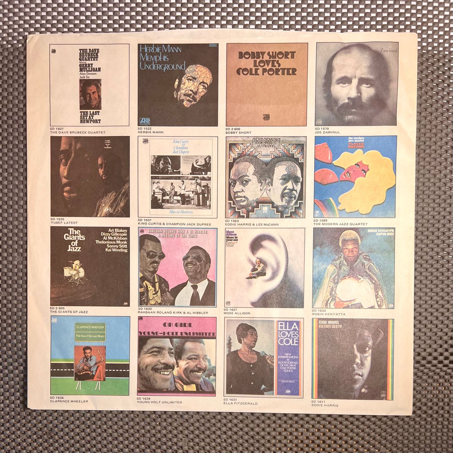 The Modern Jazz Quartet - Blues On Bach [LP - 1st US Press - 1974 - EX/NM] | Atlantic (SD 1652) - 6